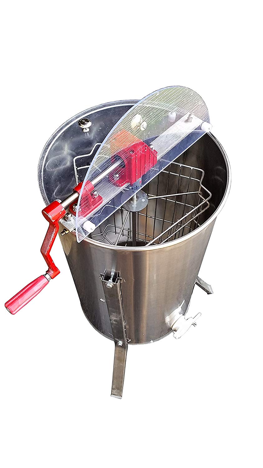 EW 3-Frame Stainless Steel Honey Extractor – Beekeeping Equipment for Efficient Honey Harvest HEX3F - Image 2