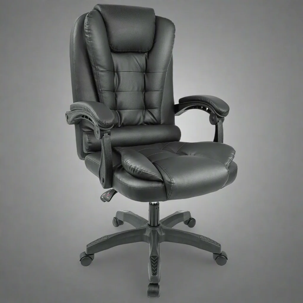 Executive Recliner Swivel Office Gaming Chair – Ergonomic PU Leather, Model: AMPC21