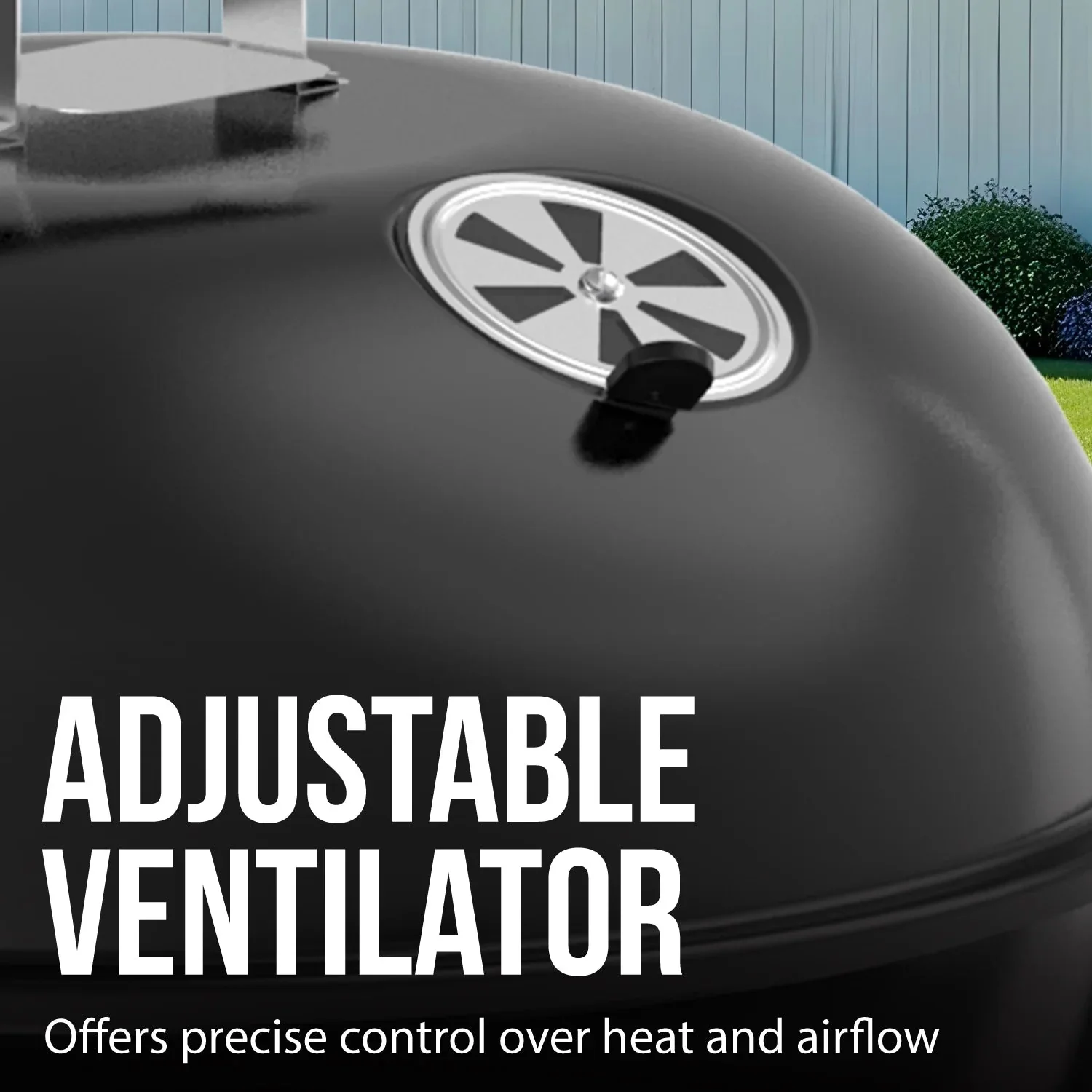 Expert Grill 22.5 Inch Barbeque Charcoal Kettle Grill with 363 Sq. In. Cooking Area 44376299569 - Image 3