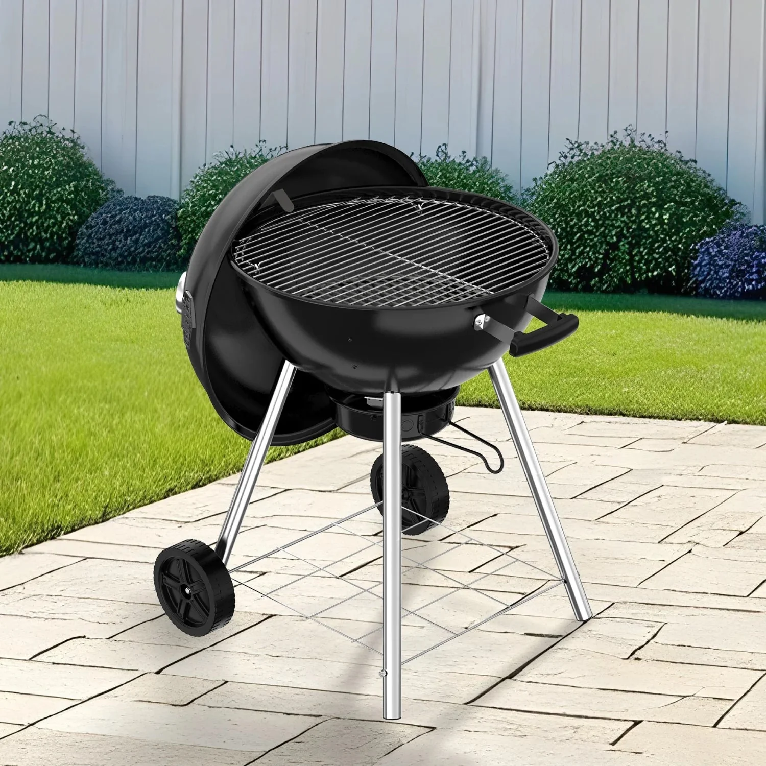 Expert Grill 22.5 Inch Barbeque Charcoal Kettle Grill with 363 Sq. In. Cooking Area 44376299569 - Image 7