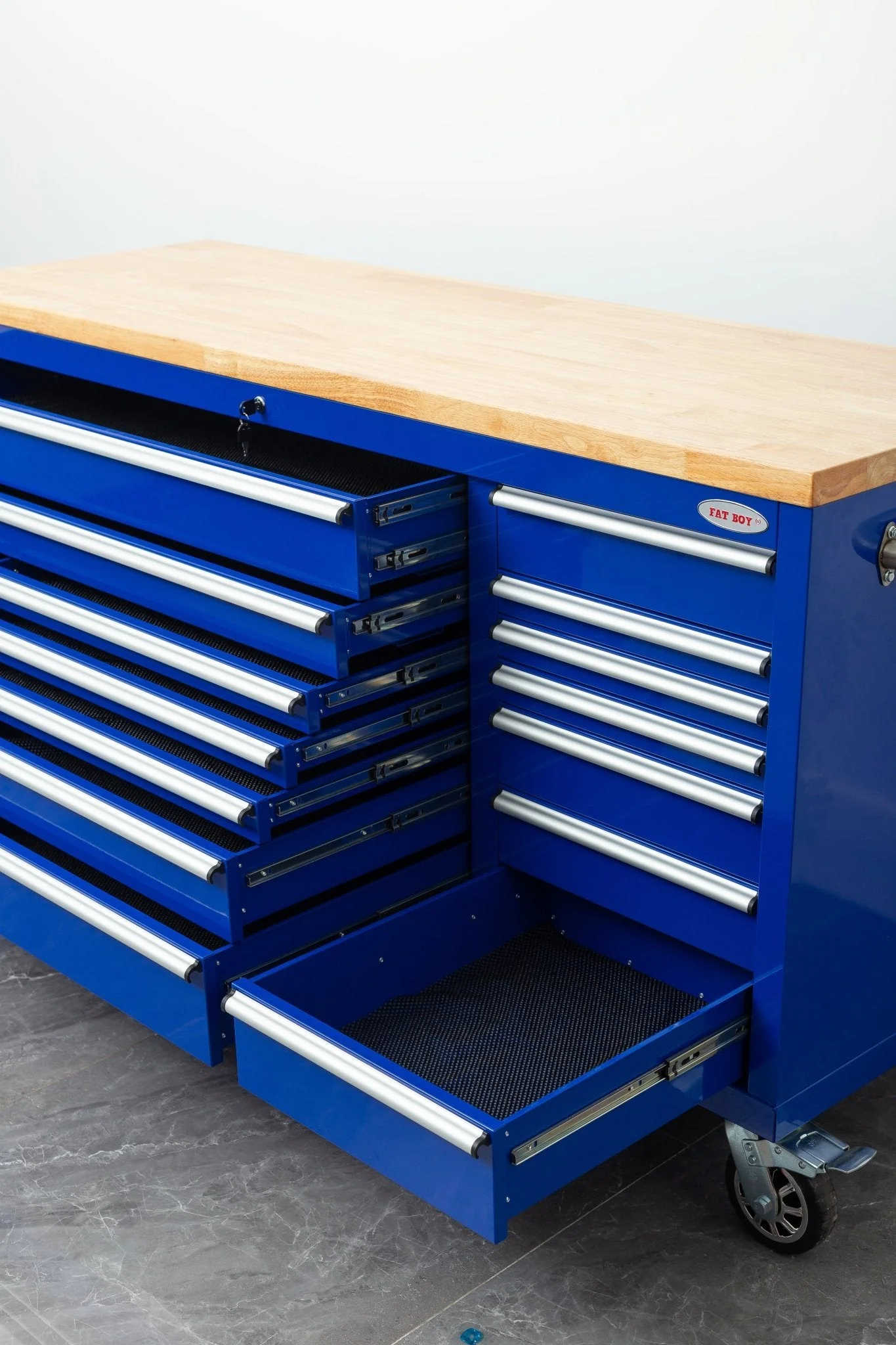 6FT 17-Drawer Tool Bench Workstation & Tool Box – Heavy-Duty Rolling Workbench with Power Outlets & USB | Multi-Color Options - Image 143