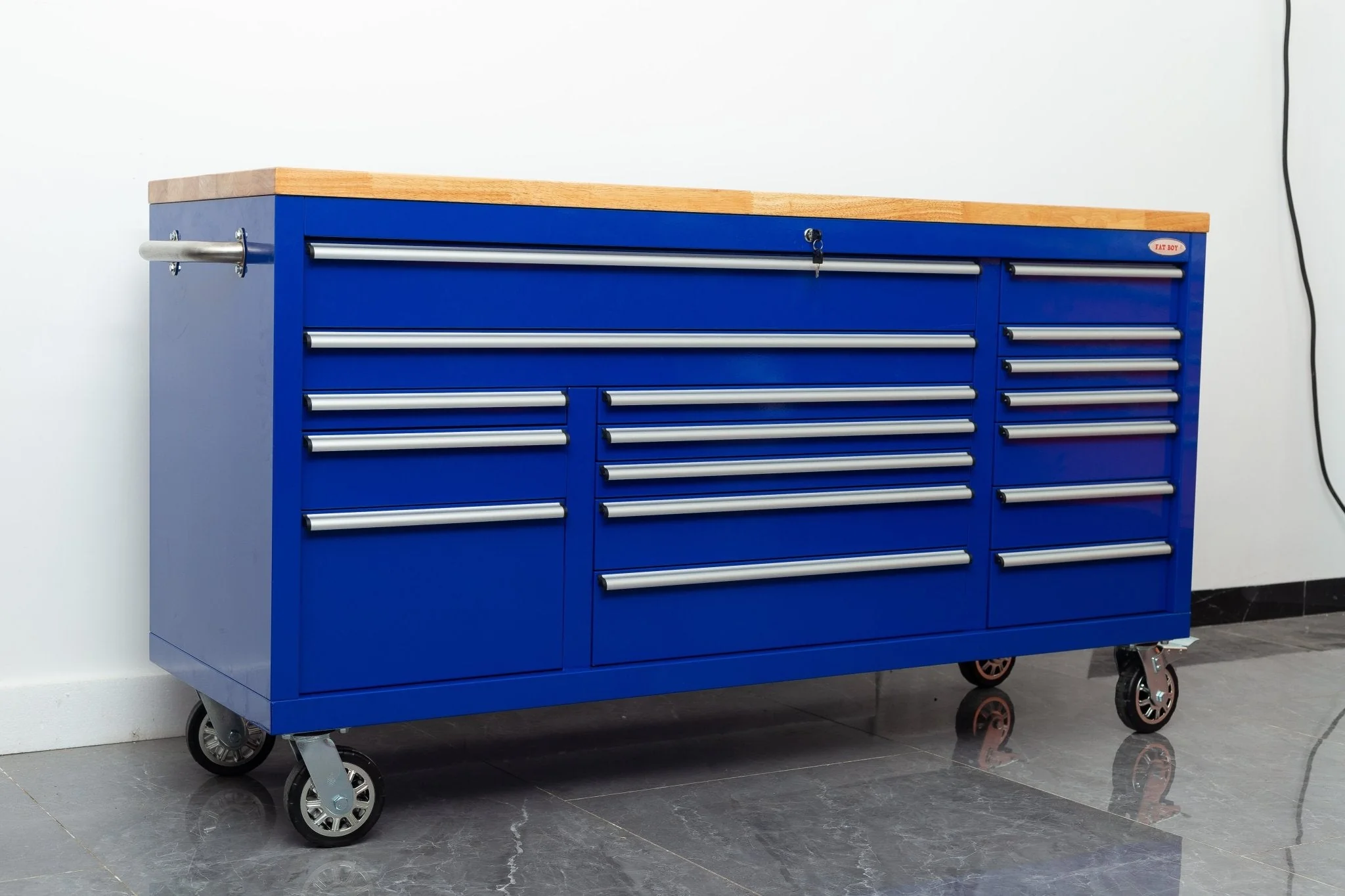 6FT 17-Drawer Tool Bench Workstation & Tool Box – Heavy-Duty Rolling Workbench with Power Outlets & USB | Multi-Color Options - Image 147
