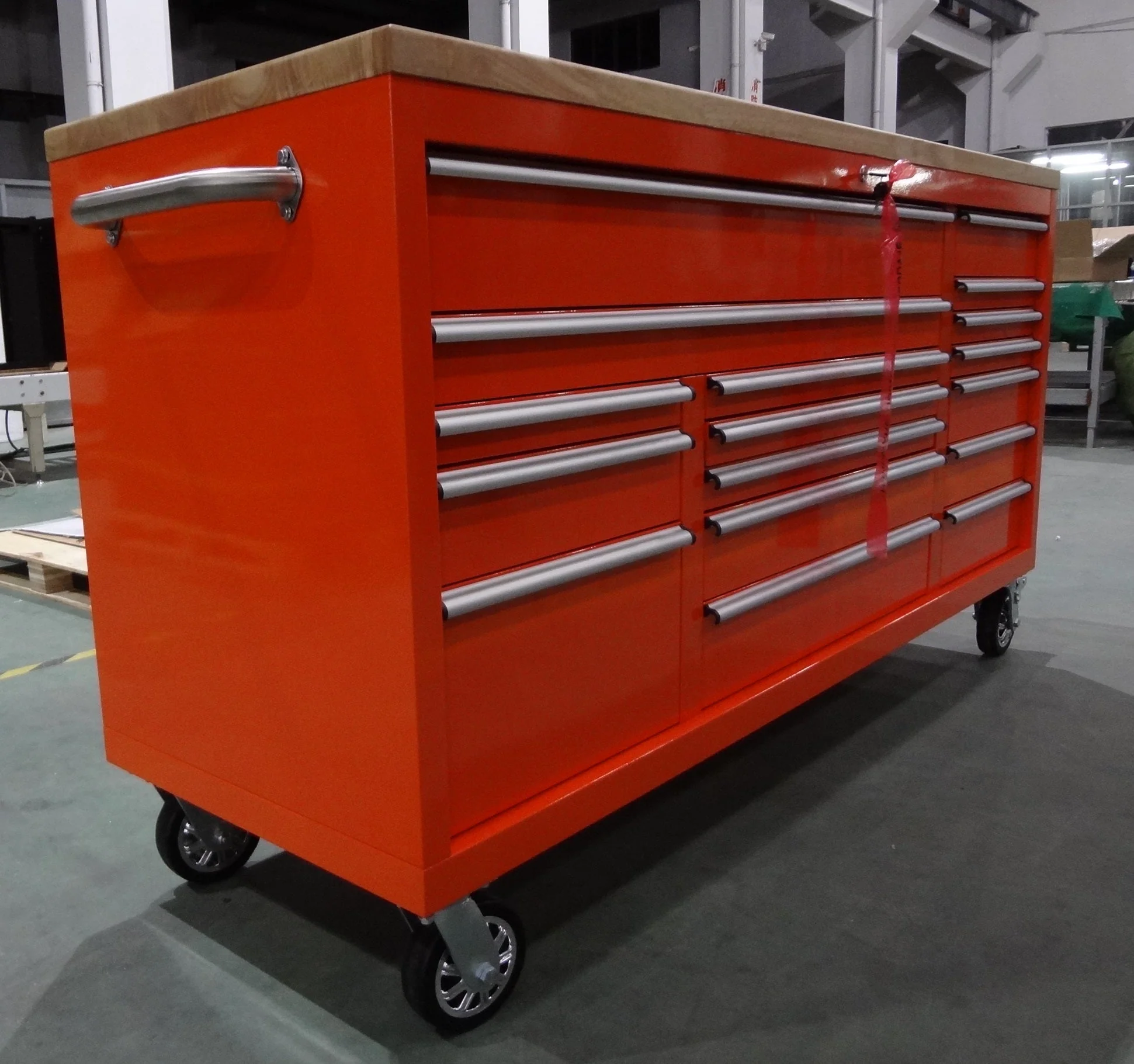 6FT 17-Drawer Tool Bench Workstation & Tool Box – Heavy-Duty Rolling Workbench with Power Outlets & USB | Multi-Color Options - Image 155