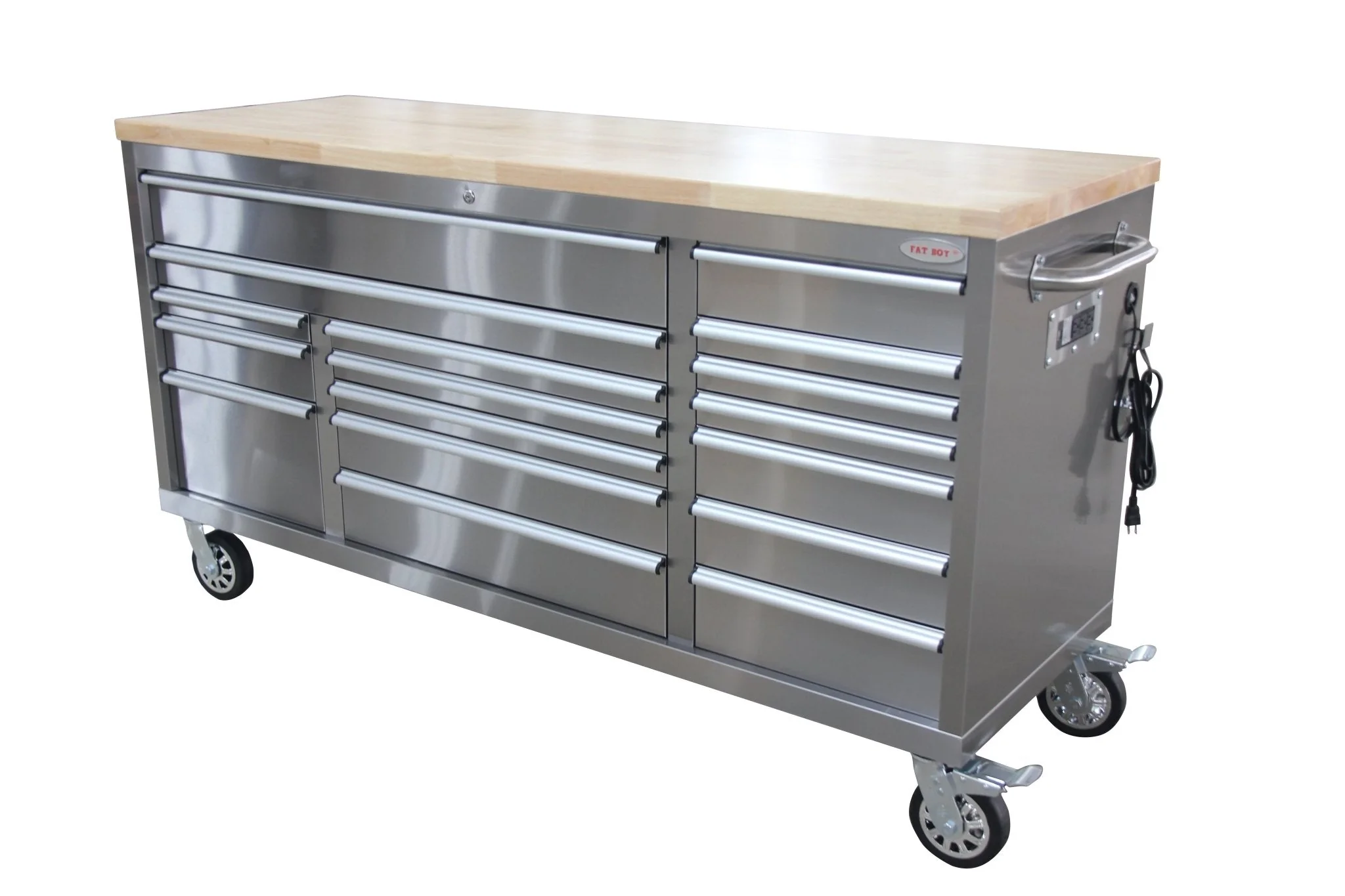 6FT 17-Drawer Tool Bench Workstation & Tool Box – Heavy-Duty Rolling Workbench with Power Outlets & USB | Multi-Color Options - Image 167