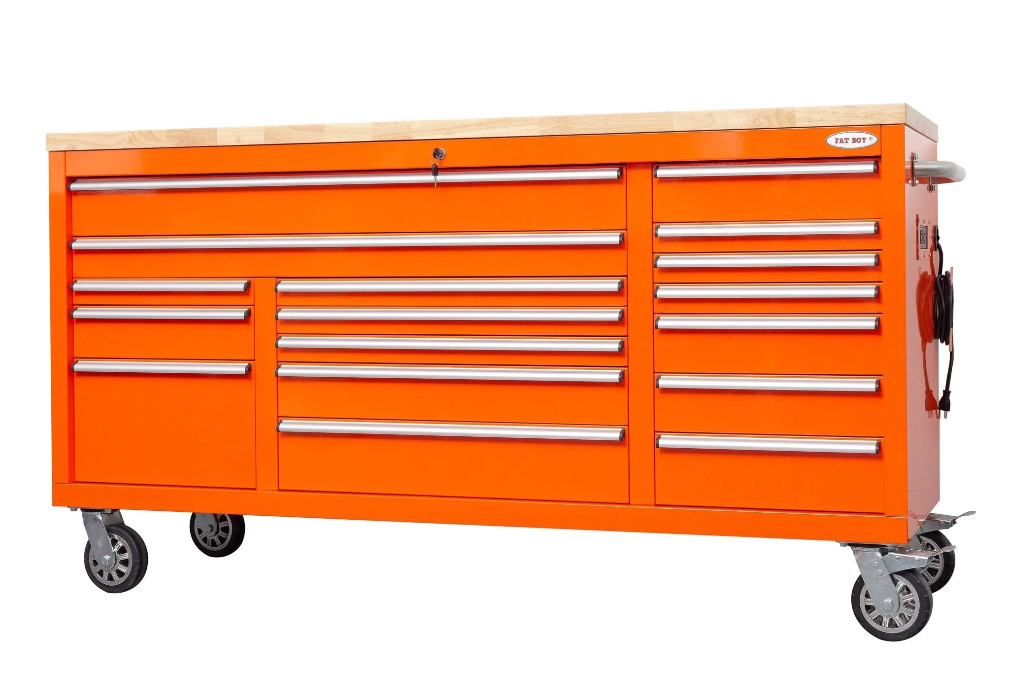 6FT 17-Drawer Tool Bench Workstation & Tool Box – Heavy-Duty Rolling Workbench with Power Outlets & USB | Multi-Color Options - Image 176