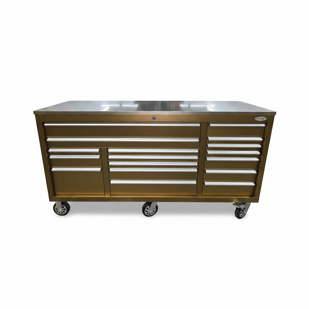 6FT 17-Drawer Tool Bench Workstation & Tool Box – Heavy-Duty Rolling Workbench with Power Outlets & USB | Multi-Color Options - Image 184