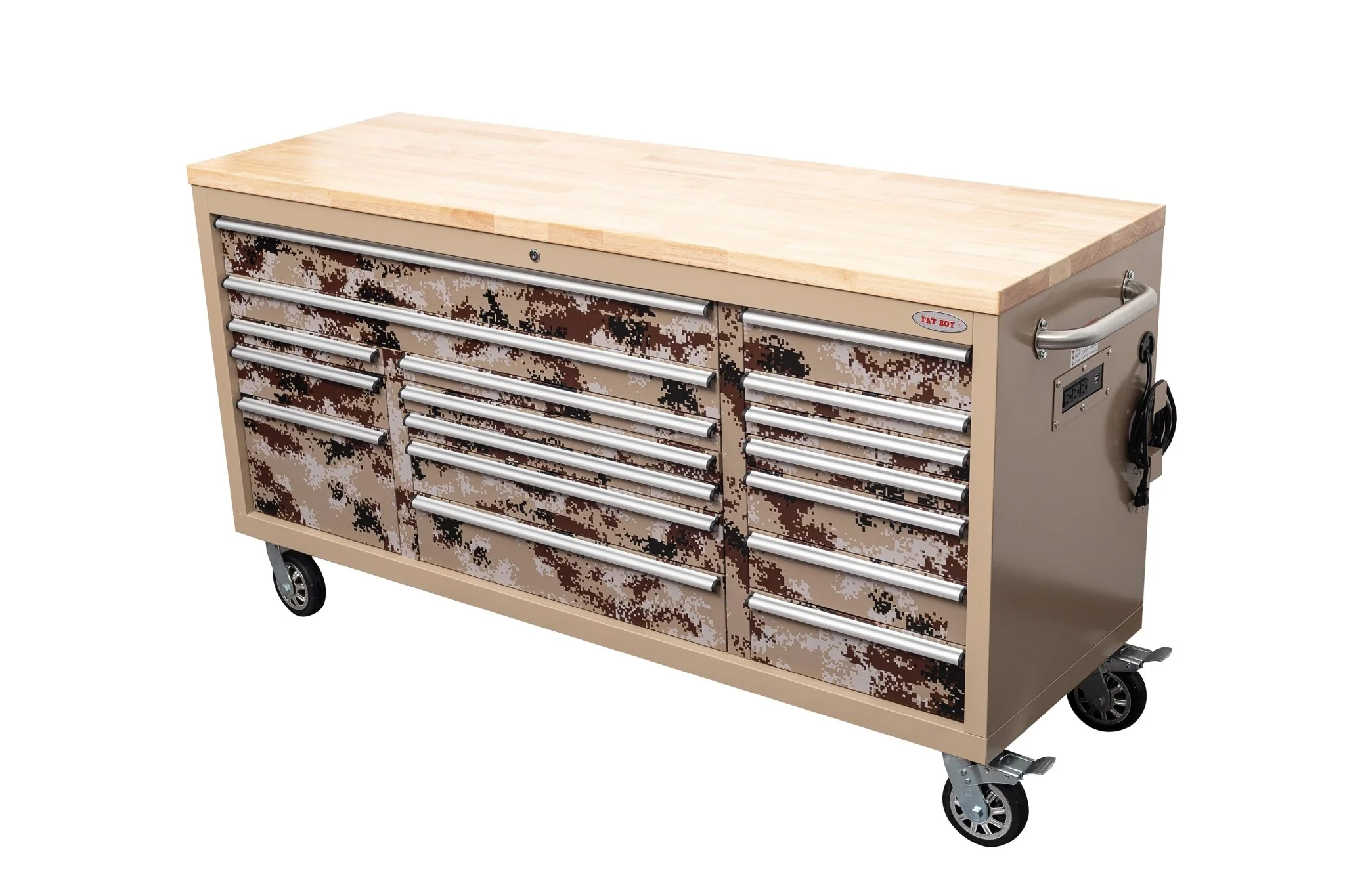 6FT 17-Drawer Tool Bench Workstation & Tool Box – Heavy-Duty Rolling Workbench with Power Outlets & USB | Multi-Color Options - Image 31