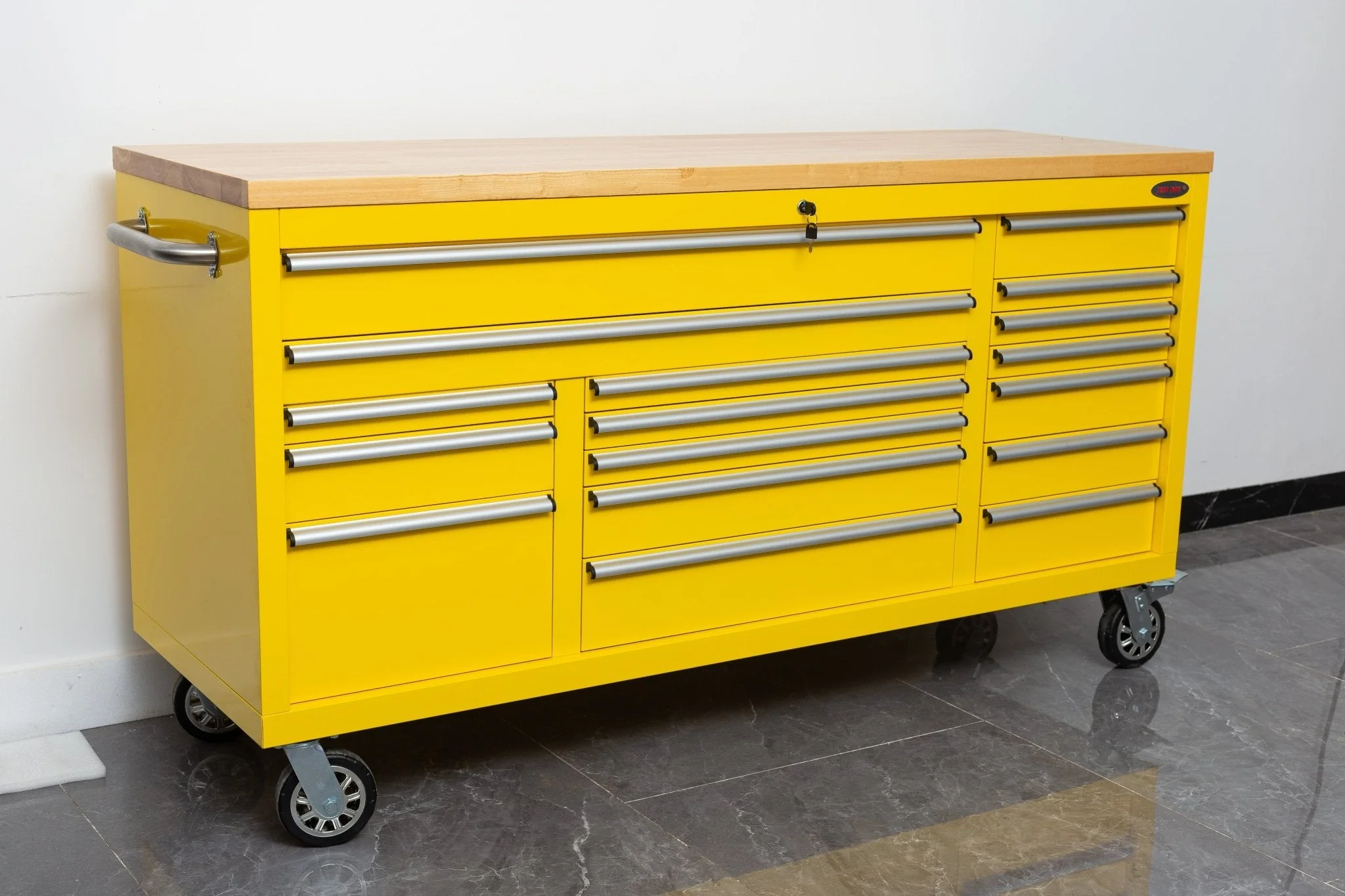 6FT 17-Drawer Tool Bench Workstation & Tool Box – Heavy-Duty Rolling Workbench with Power Outlets & USB | Multi-Color Options - Image 35
