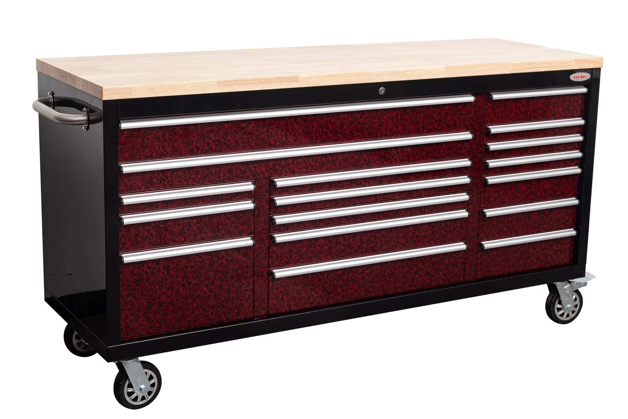 6FT 17-Drawer Tool Bench Workstation & Tool Box – Heavy-Duty Rolling Workbench with Power Outlets & USB | Multi-Color Options - Image 62