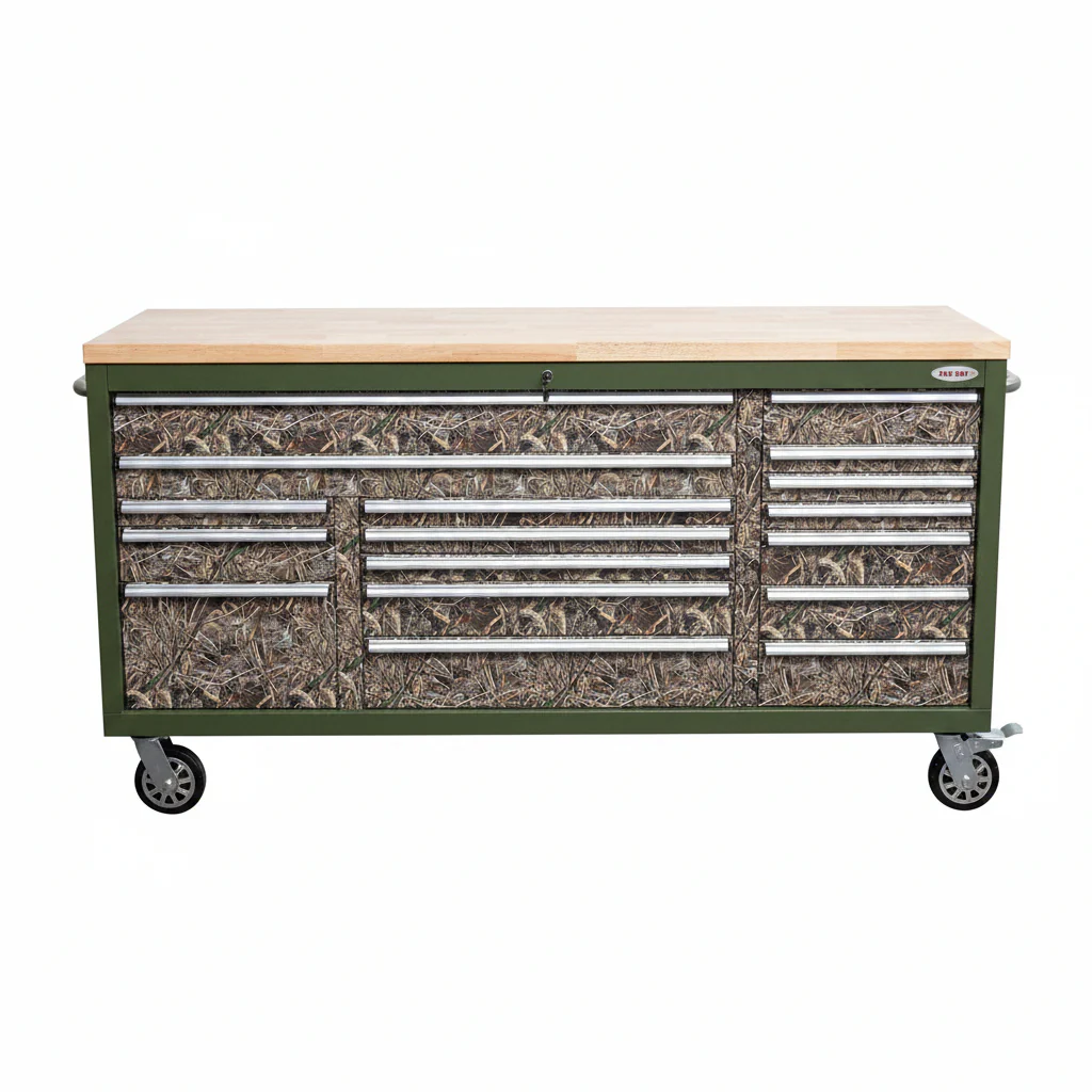 6FT 17-Drawer Tool Bench Workstation & Tool Box – Heavy-Duty Rolling Workbench with Power Outlets & USB | Multi-Color Options - Image 66