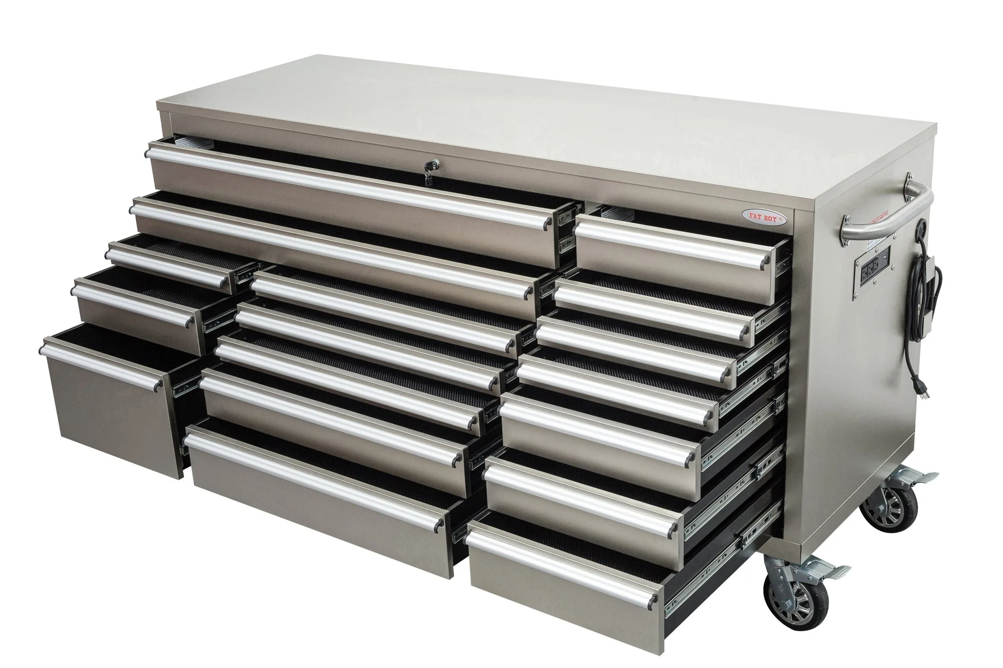 6FT 17-Drawer Tool Bench Workstation & Tool Box – Heavy-Duty Rolling Workbench with Power Outlets & USB | Multi-Color Options - Image 83