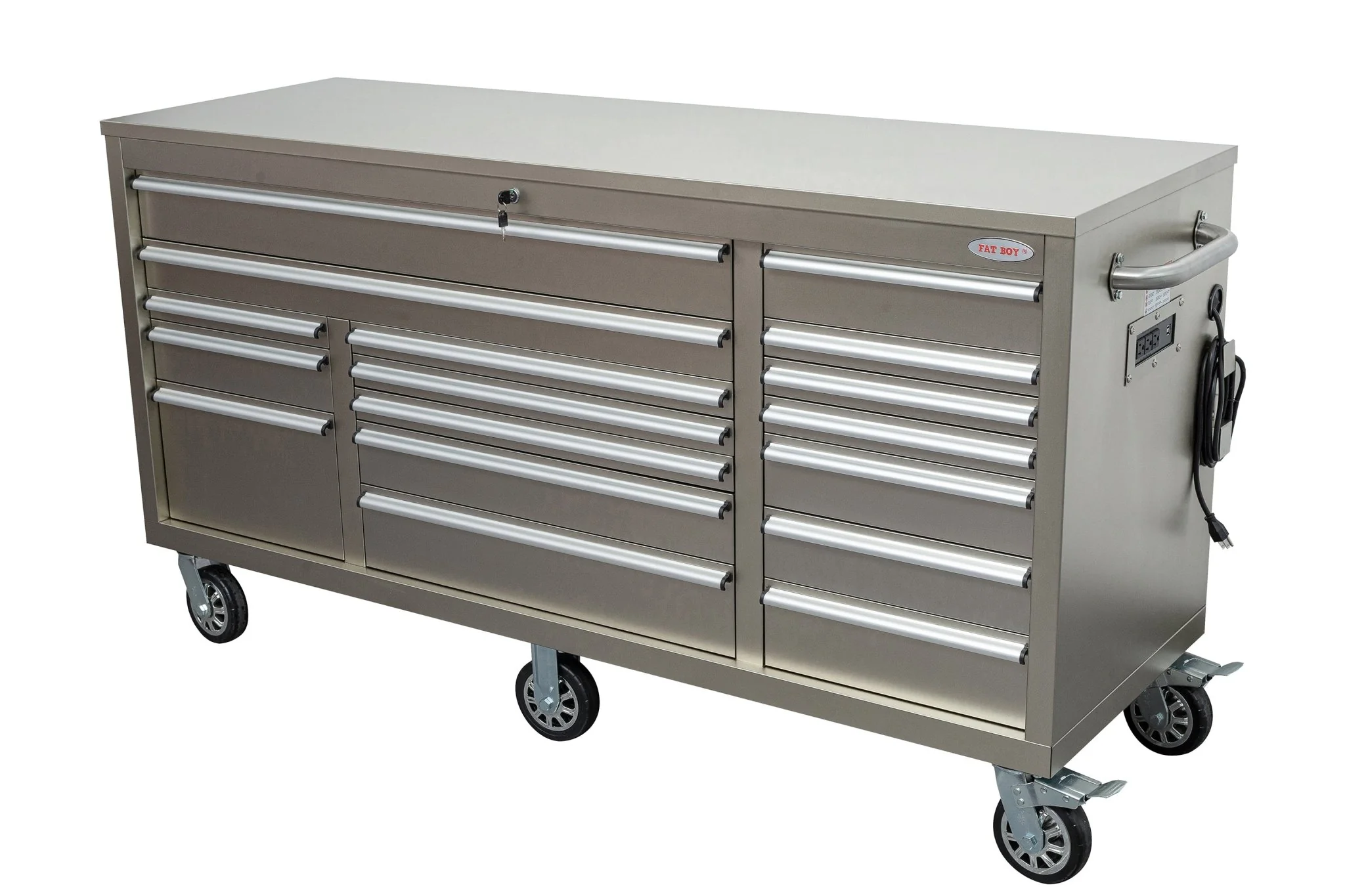 6FT 17-Drawer Tool Bench Workstation & Tool Box – Heavy-Duty Rolling Workbench with Power Outlets & USB | Multi-Color Options - Image 85