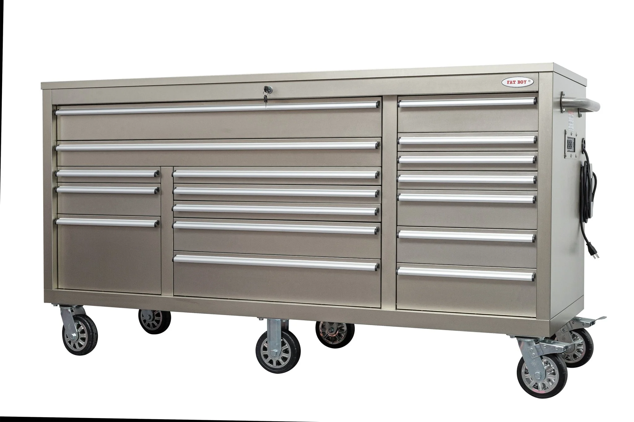 6FT 17-Drawer Tool Bench Workstation & Tool Box – Heavy-Duty Rolling Workbench with Power Outlets & USB | Multi-Color Options - Image 86