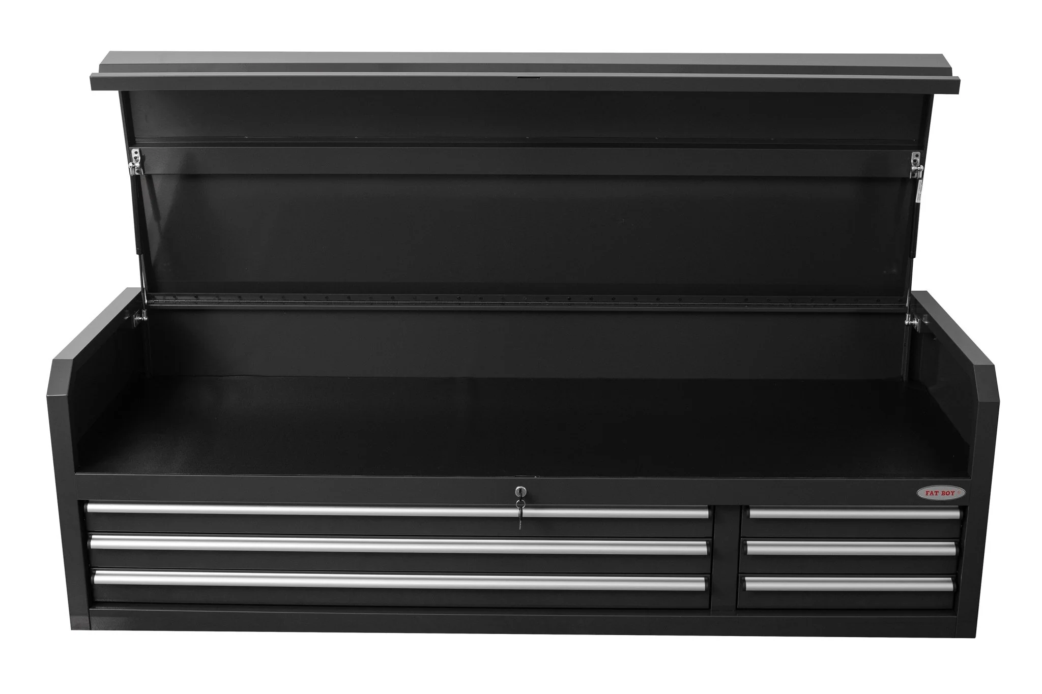 Fatboy 72" Upper Tool Chest – Heavy-Duty 6 Drawer Steel Tool Storage Cabinet with Flip-Up Lid - Image 13