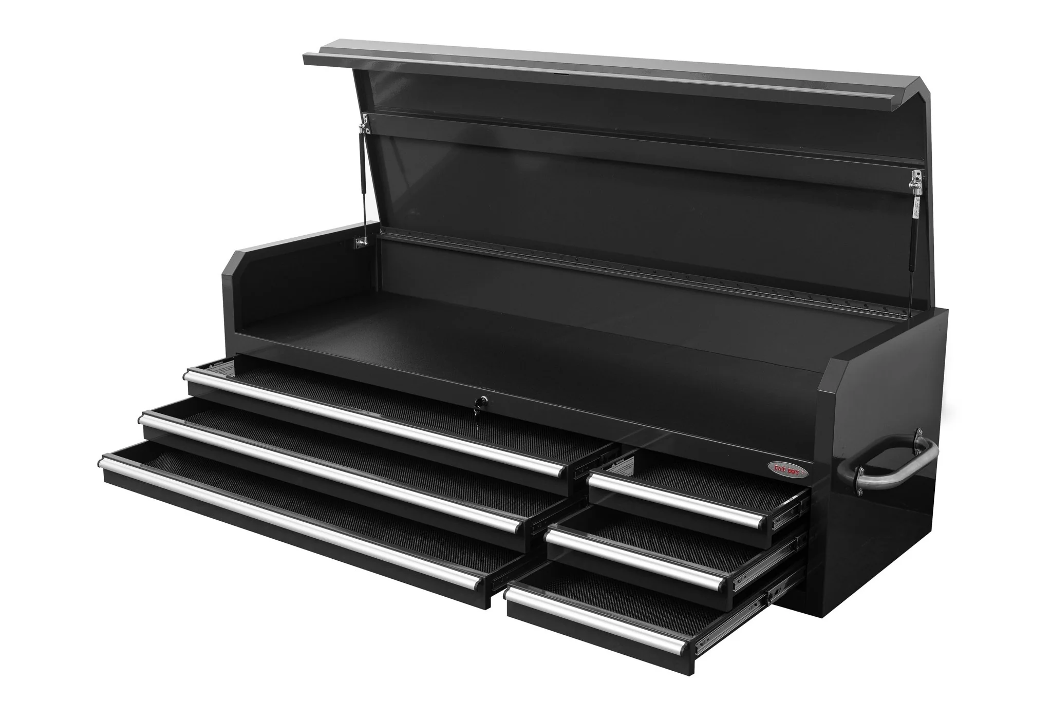 Fatboy 72" Upper Tool Chest – Heavy-Duty 6 Drawer Steel Tool Storage Cabinet with Flip-Up Lid - Image 14