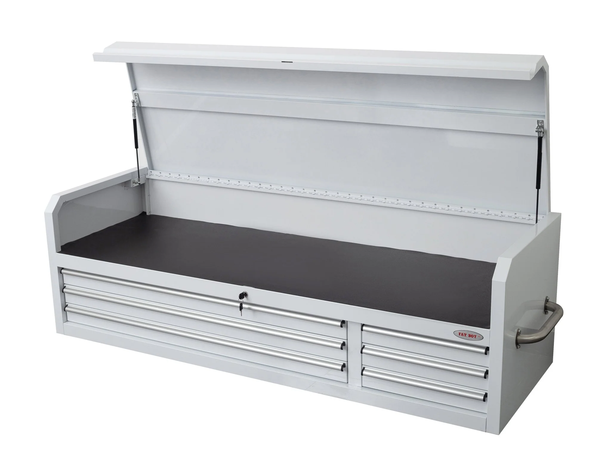 Fatboy 72" Upper Tool Chest – Heavy-Duty 6 Drawer Steel Tool Storage Cabinet with Flip-Up Lid - Image 18