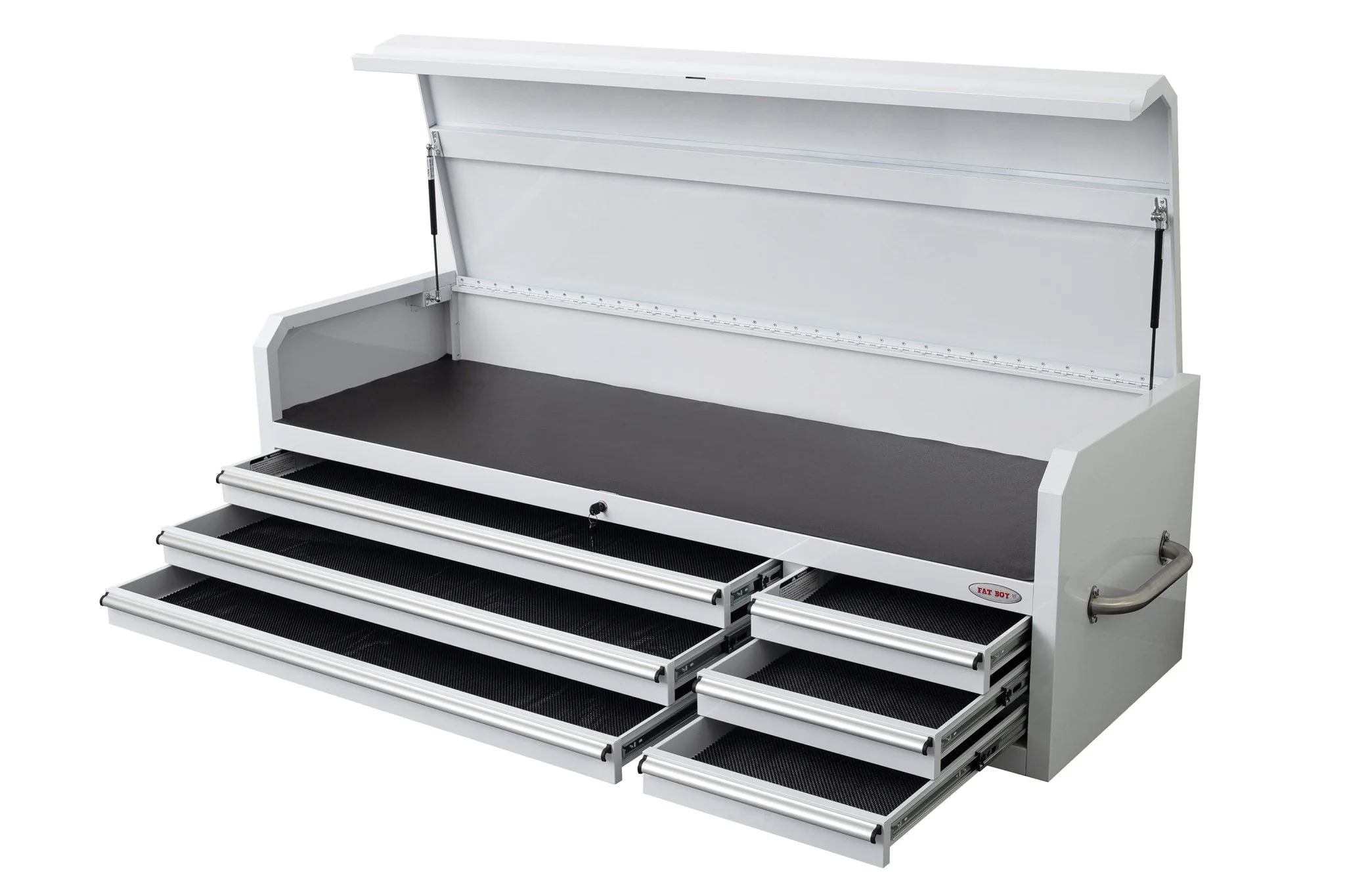 Fatboy 72" Upper Tool Chest – Heavy-Duty 6 Drawer Steel Tool Storage Cabinet with Flip-Up Lid - Image 19