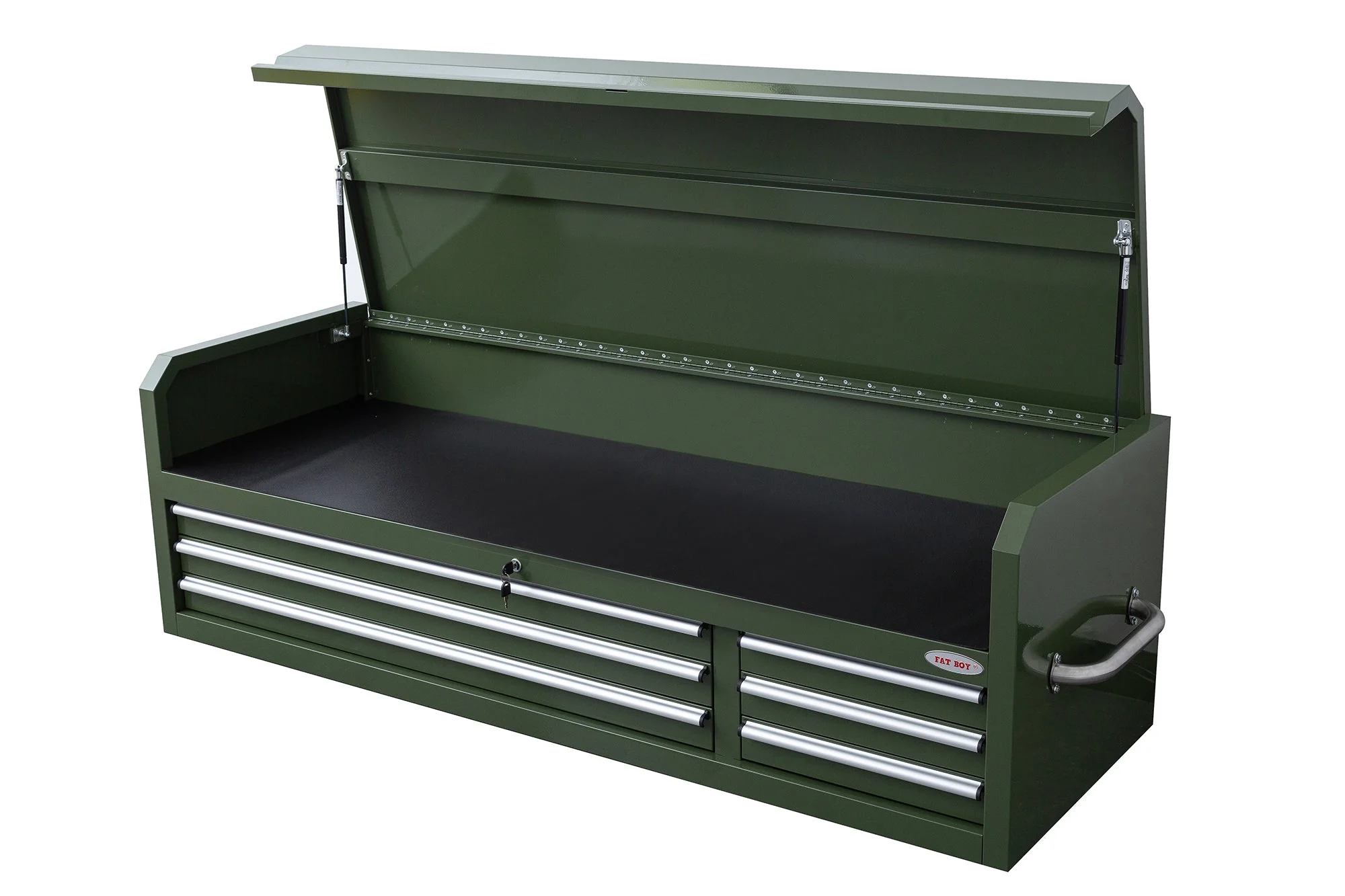 Fatboy 72" Upper Tool Chest – Heavy-Duty 6 Drawer Steel Tool Storage Cabinet with Flip-Up Lid - Image 25