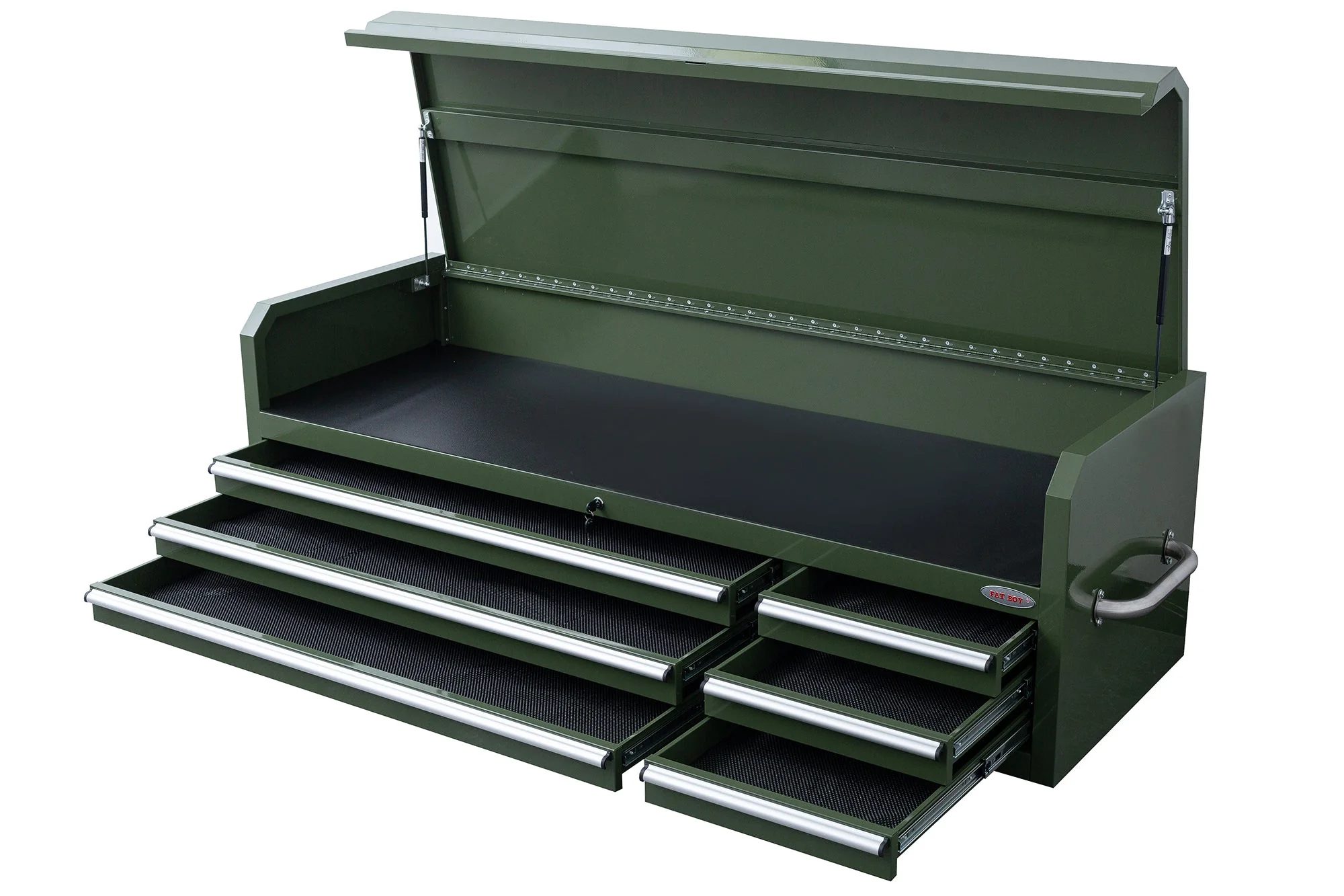 Fatboy 72" Upper Tool Chest – Heavy-Duty 6 Drawer Steel Tool Storage Cabinet with Flip-Up Lid - Image 28