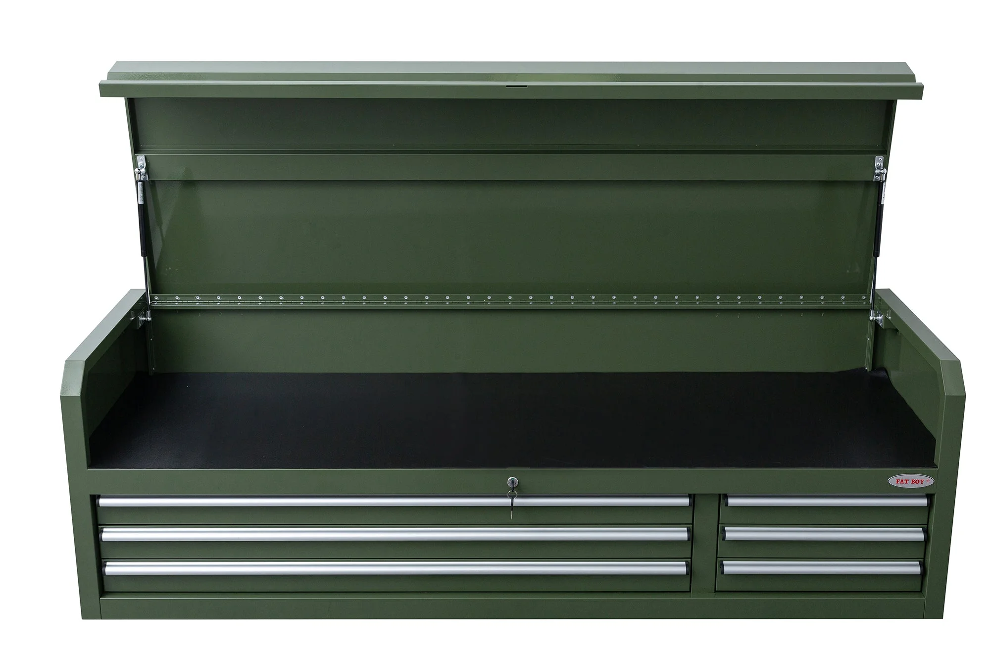 Fatboy 72" Upper Tool Chest – Heavy-Duty 6 Drawer Steel Tool Storage Cabinet with Flip-Up Lid - Image 29