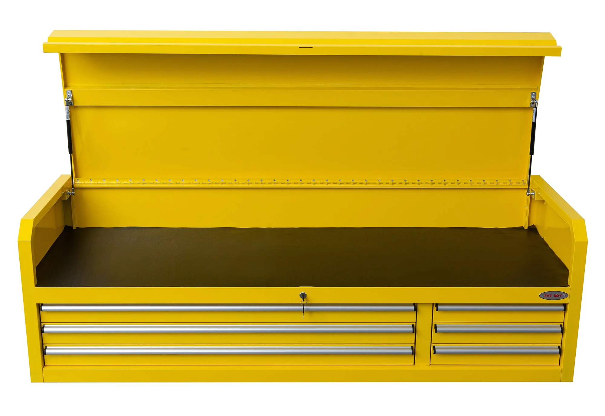 Fatboy 72" Upper Tool Chest – Heavy-Duty 6 Drawer Steel Tool Storage Cabinet with Flip-Up Lid - Image 33
