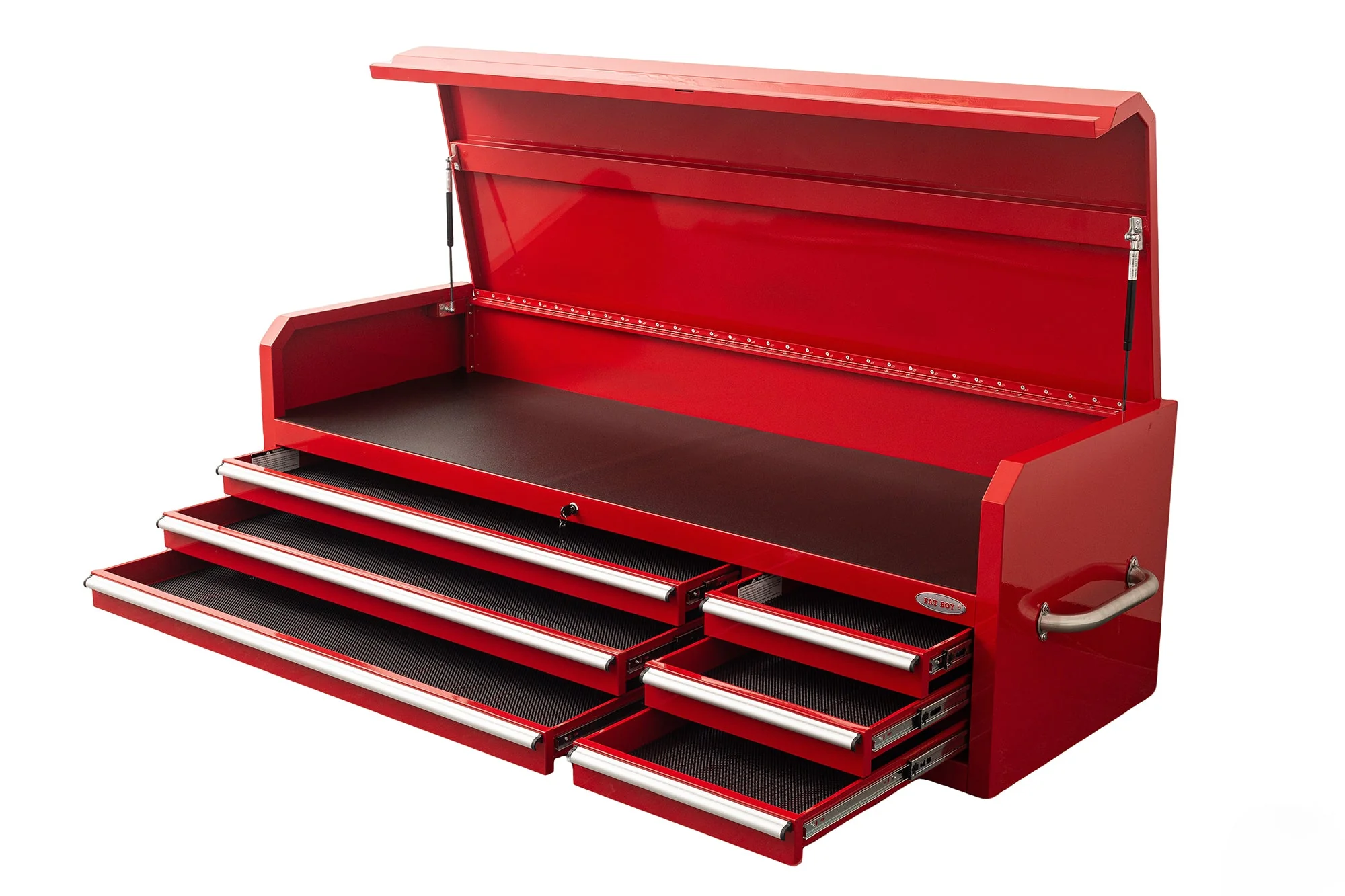 Fatboy 72" Upper Tool Chest – Heavy-Duty 6 Drawer Steel Tool Storage Cabinet with Flip-Up Lid - Image 36