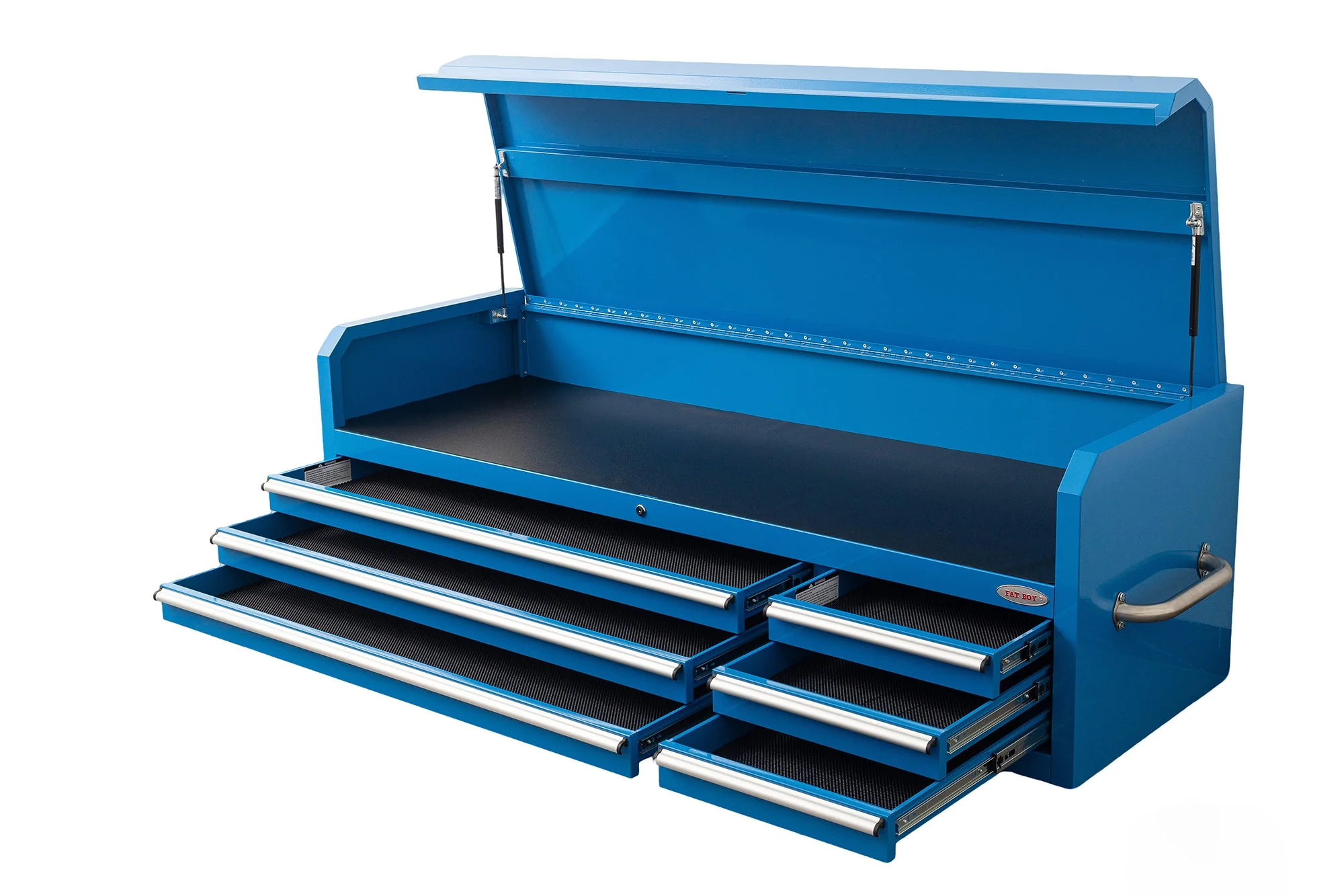 Fatboy 72" Upper Tool Chest – Heavy-Duty 6 Drawer Steel Tool Storage Cabinet with Flip-Up Lid - Image 42