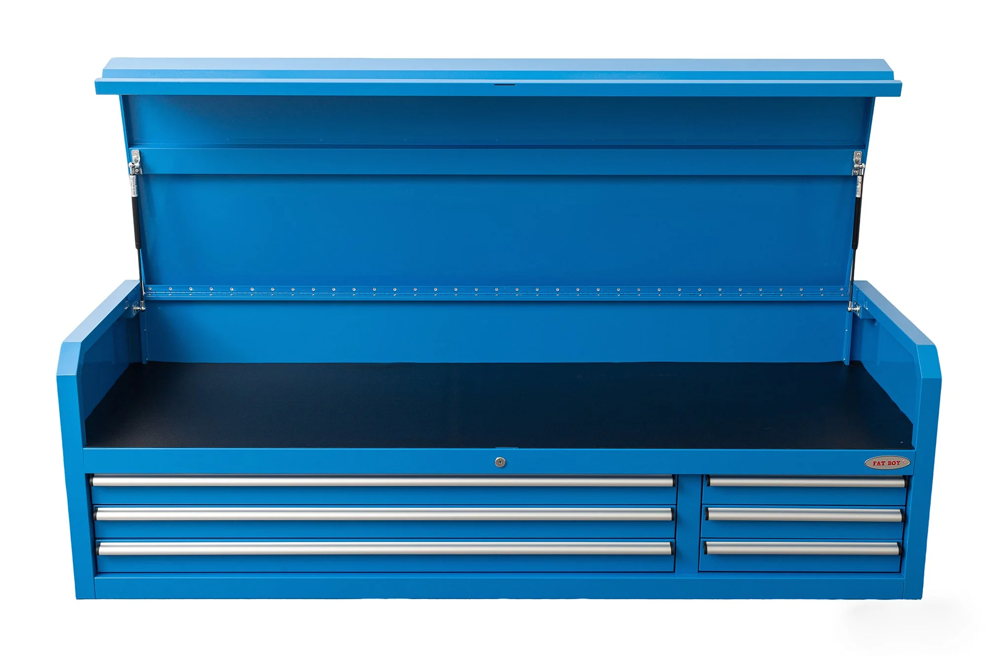 Fatboy 72" Upper Tool Chest – Heavy-Duty 6 Drawer Steel Tool Storage Cabinet with Flip-Up Lid - Image 43
