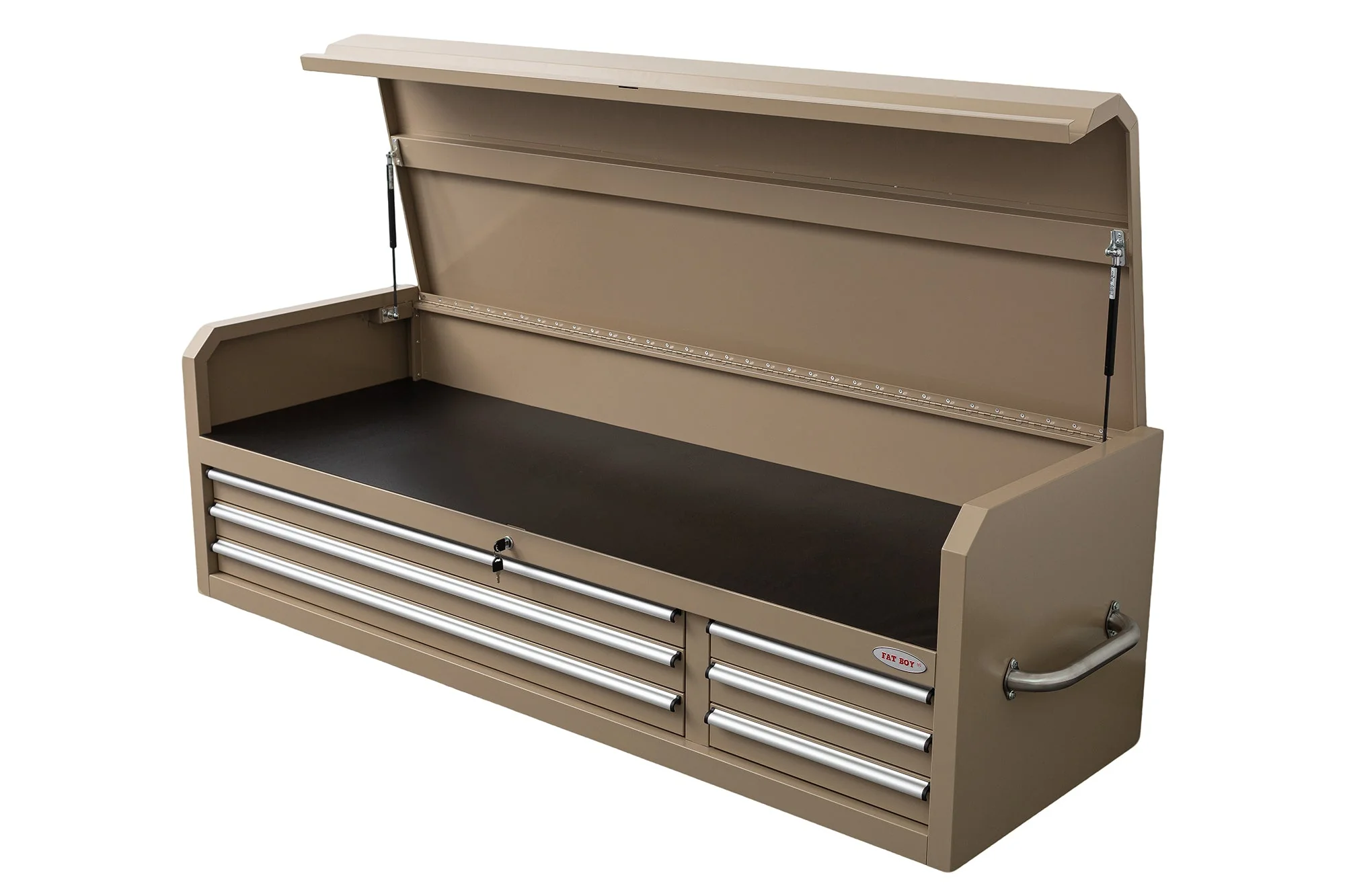 Fatboy 72" Upper Tool Chest – Heavy-Duty 6 Drawer Steel Tool Storage Cabinet with Flip-Up Lid - Image 52