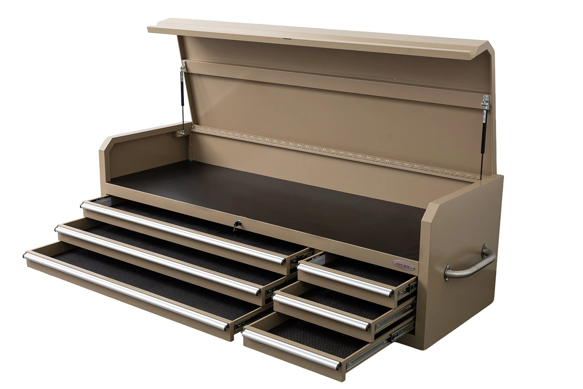 Fatboy 72" Upper Tool Chest – Heavy-Duty 6 Drawer Steel Tool Storage Cabinet with Flip-Up Lid - Image 53