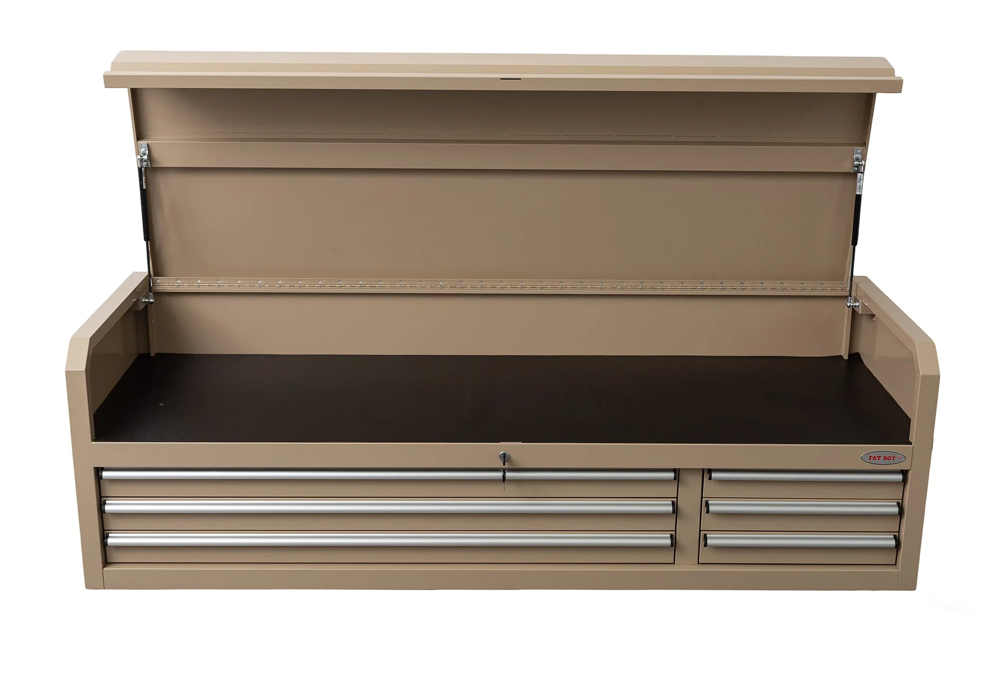 Fatboy 72" Upper Tool Chest – Heavy-Duty 6 Drawer Steel Tool Storage Cabinet with Flip-Up Lid - Image 54