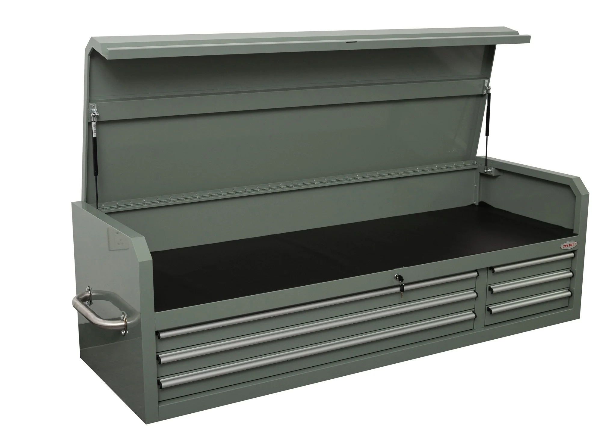 Fatboy 72" Upper Tool Chest – Heavy-Duty 6 Drawer Steel Tool Storage Cabinet with Flip-Up Lid - Image 8