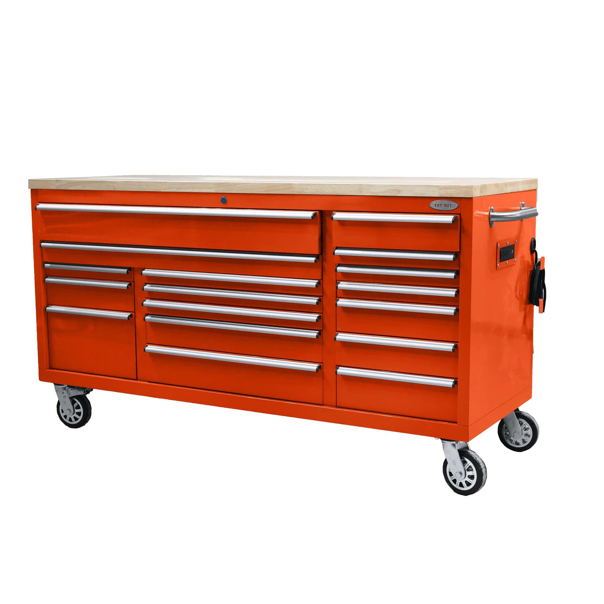 Fatboy Xtra Wide 17-Drawer Tool Box – Heavy-Duty Roller Tool Bench Storage - Image 9