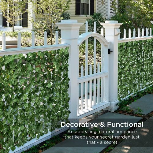 Faux Ivy Privacy Fence Screen Hedge 100″ × 59″ S3065 - Image 2