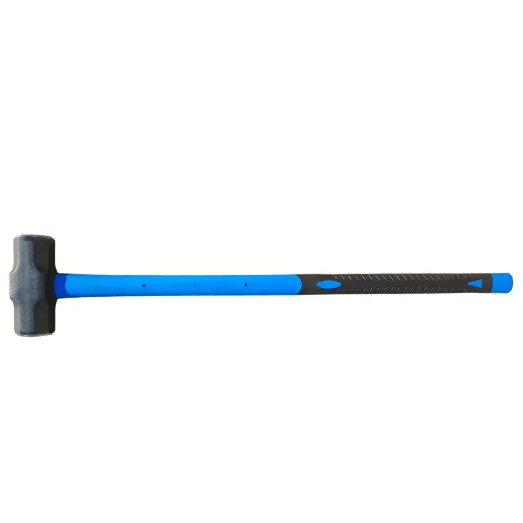 Fiberglass Sledge Hammer – 6 lb & 12 lb Demolition Hammer with Shock-Absorbing Handle