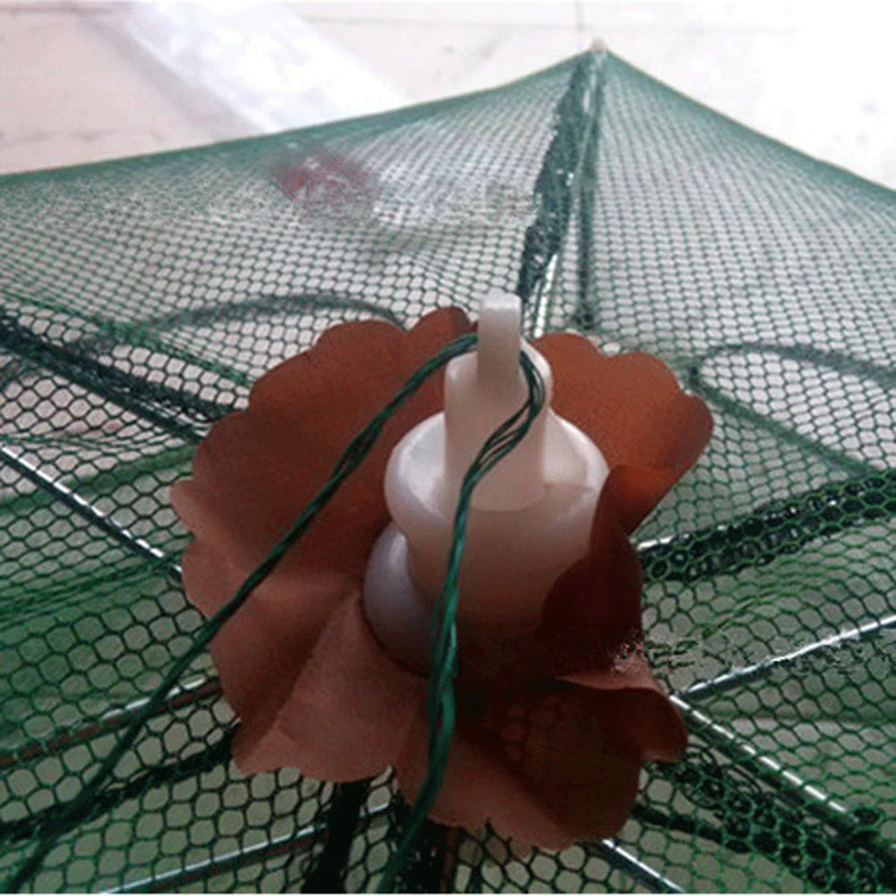 Fishing Bait Trap Crab Net Crawdad Minnow Trap 721MT — Foldable Portable Shrimp & Crab Fishing - Image 5