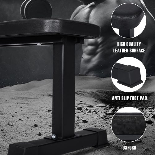 Flat Weight Gym Bench – Heavy-Duty 600 lbs Capacity for Full-Body Workouts, Model: AMEFB105 - Image 2