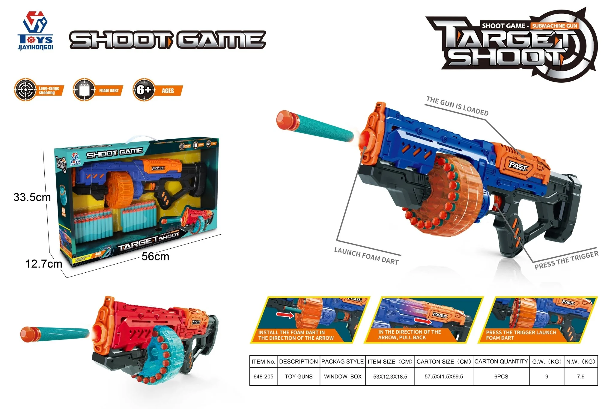 Foam Dart Blaster Toy Guns – Nerf Style Battery & Soft Shot Dart Guns for Kids (Multiple Models) - Image 14