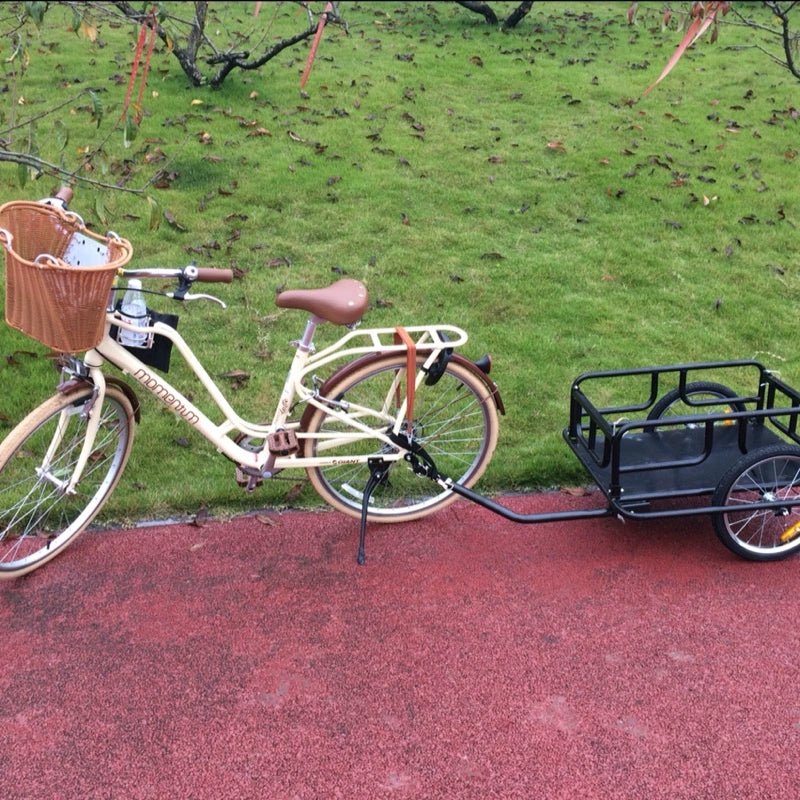 Foldable Bicycle Cargo Trailer Cart – Heavy-Duty 16" Wheel Utility Wagon for Bikes, Groceries & Camping Gear TC3005 - Image 3