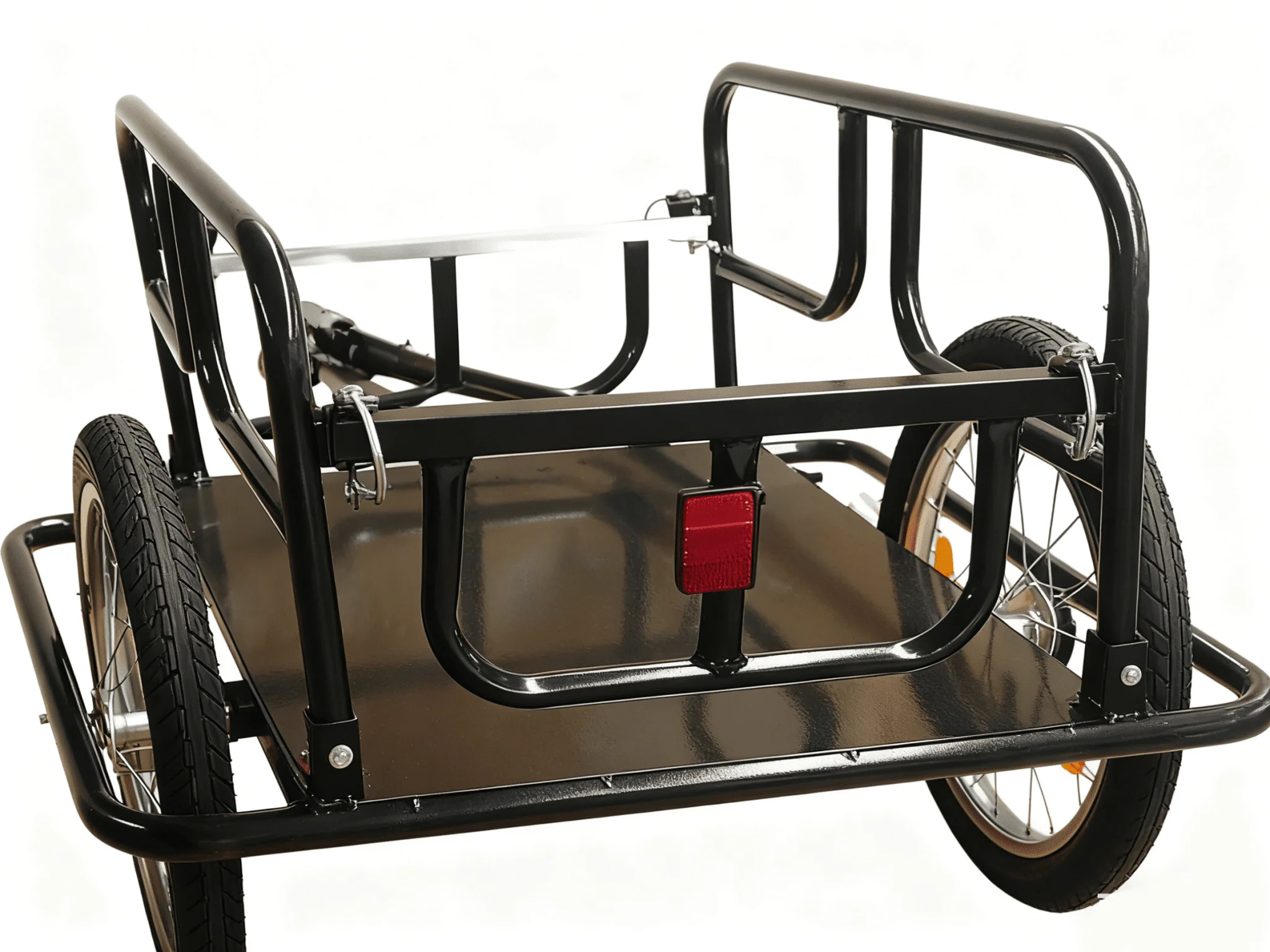 Foldable Bicycle Cargo Trailer Cart – Heavy-Duty 16" Wheel Utility Wagon for Bikes, Groceries & Camping Gear TC3005 - Image 5