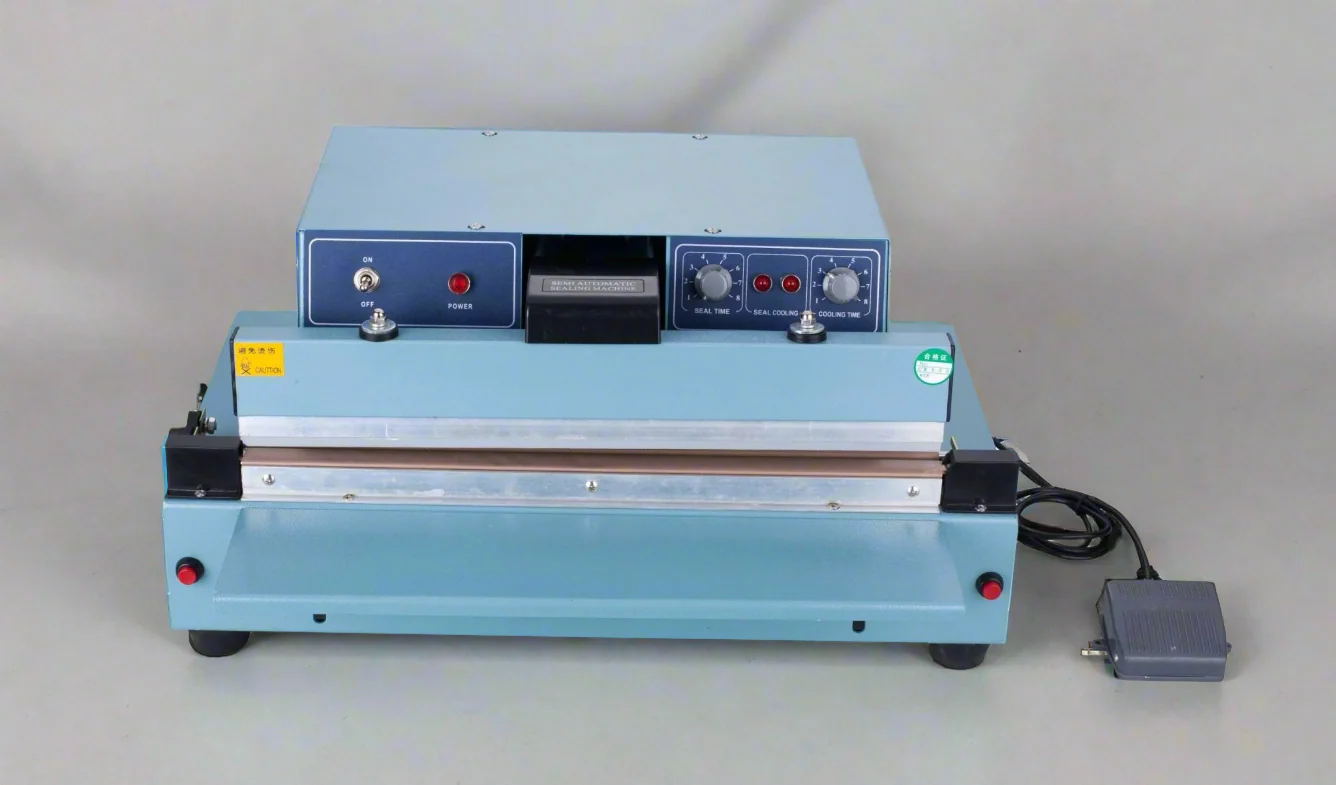 New foot pedal semi-automatic bag sealing machine FKR450