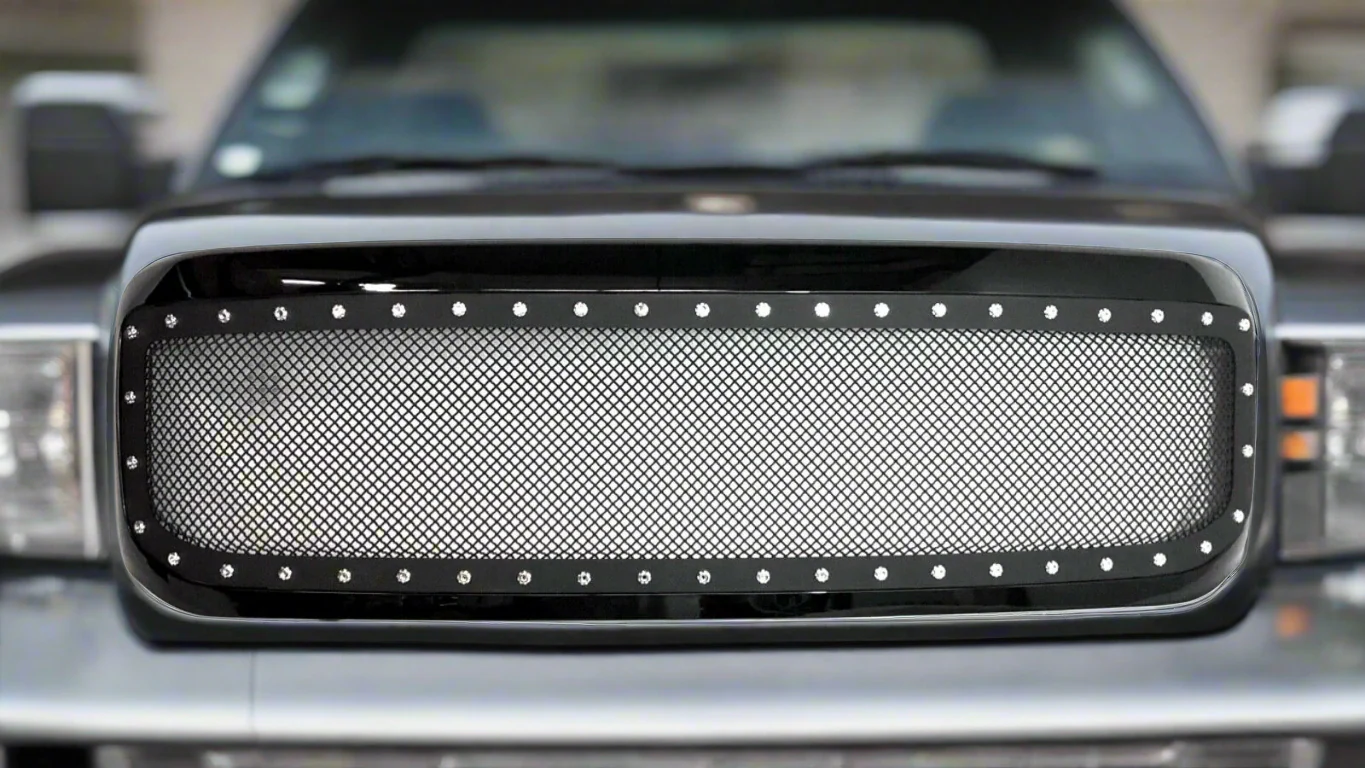 New Ford F-250 & F-350 Rivet Black Grill – Model FDGRL48 - Image 2