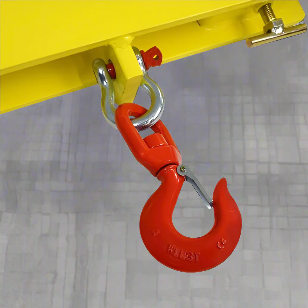 Forklift & Skid Steer Swivel Hoist Fork Jib – 2,246 lbs Capacity, SKU: FH25 - Image 3