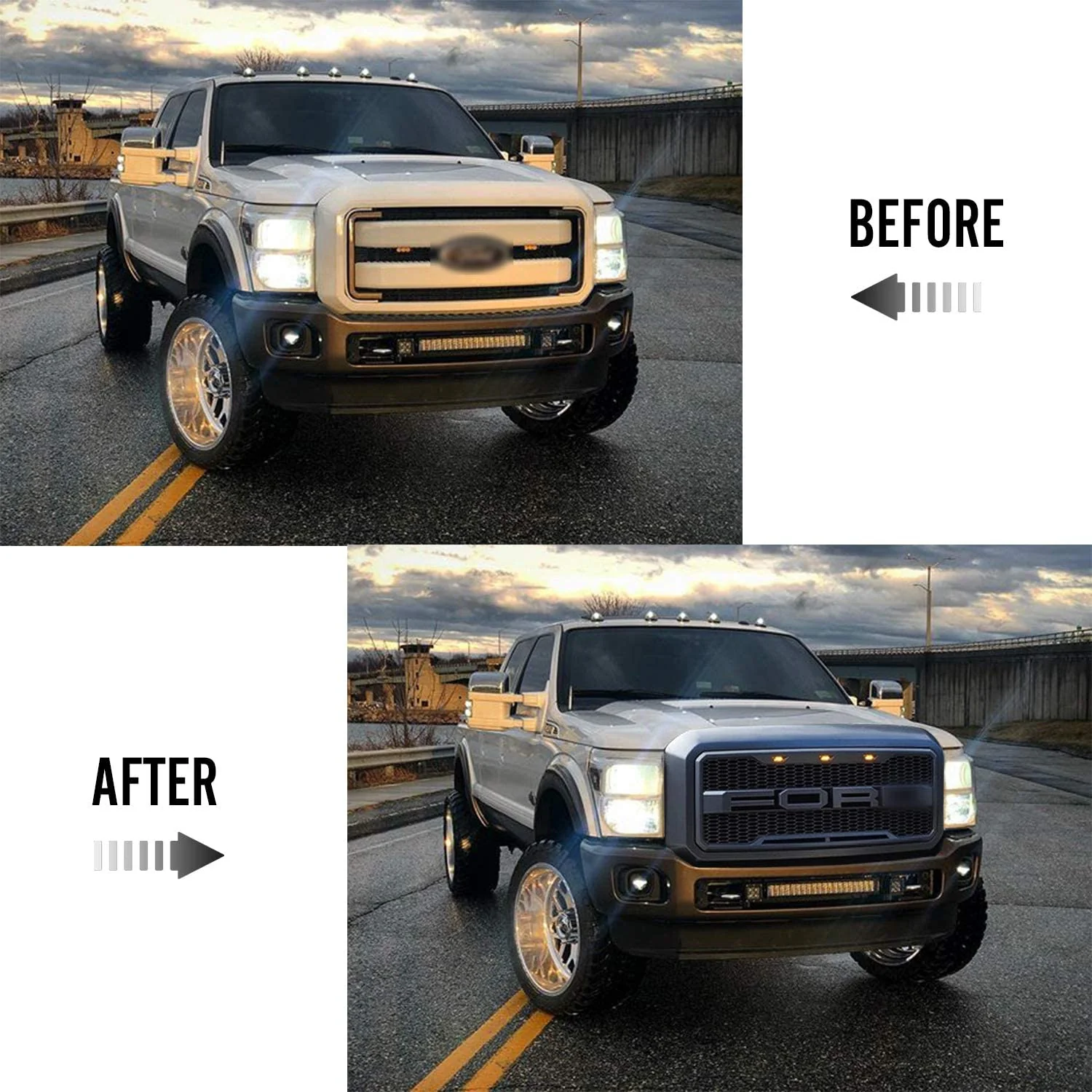 New Front Grill for Ford F-250 & F-350 2011-2016 Model FG04 - Image 8