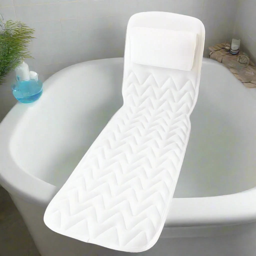 New Bath Full Body Pillow Spa Mattress – Comfortable Waterproof Support Cushion for Relaxation S3069 - Image 4