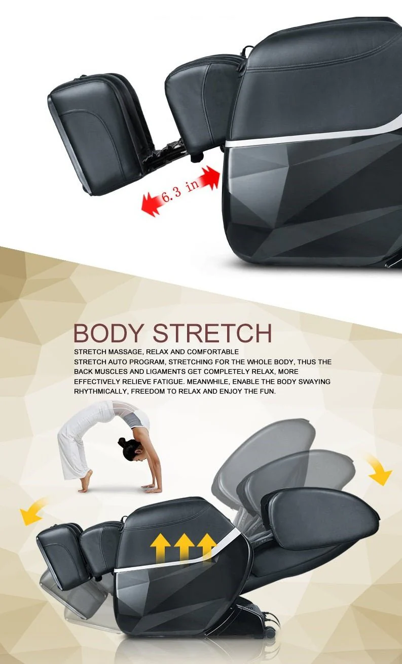 Full Body Zero Gravity Massage Chair – Black or Brown (EC77 / EC77B) - Image 13