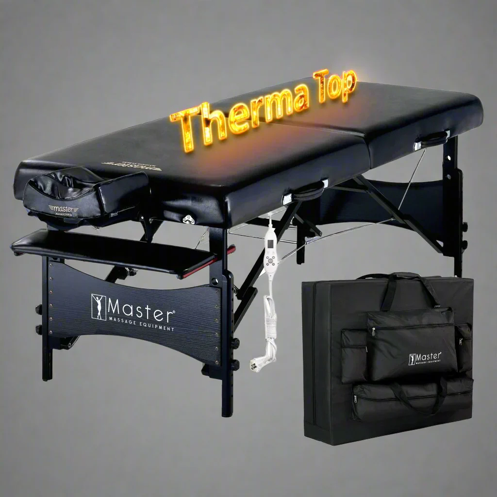 New Galaxy Therma Top Portable Massage Table – Heated Massage Bed with Built-In Warming Pad & Foldable Design S020501 - Image 2