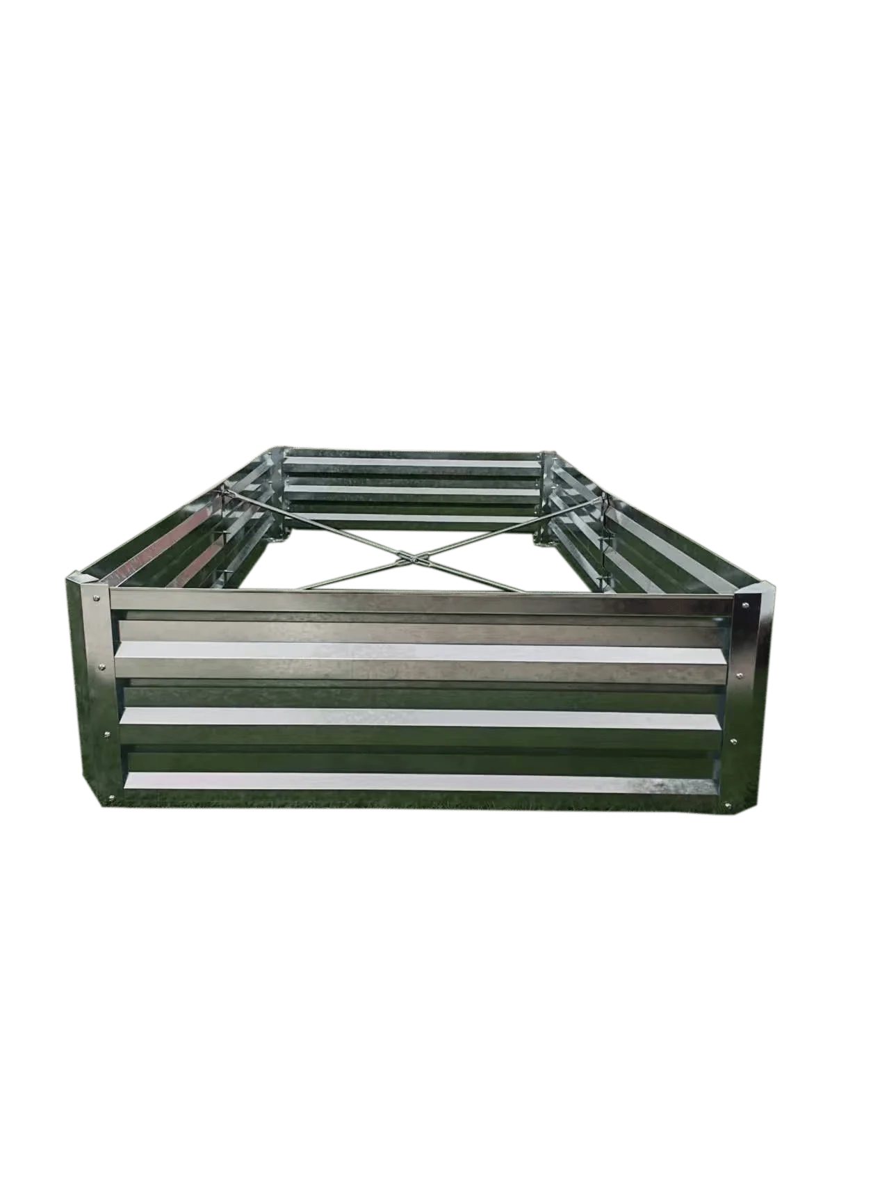 Heavy-Duty Galvanized Rectangle Raised Garden Bed – Steel Outdoor Planter Box - Image 3