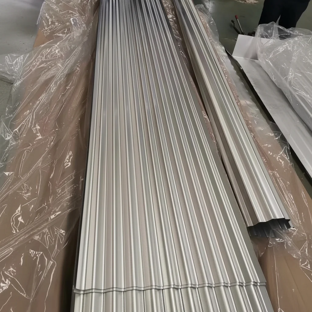 New Galvanized Steel Siding – Corrugated & Wave Profile | 8ft & 12ft Panels | Roofing & Wall Applications