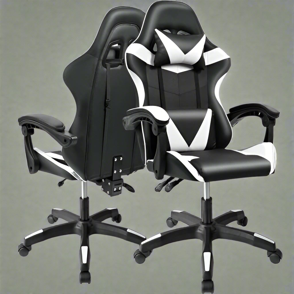 Ergonomic Racing-Style High-Back Gaming & Office Chair with Lumbar Support and Adjustable Armrests - Image 12